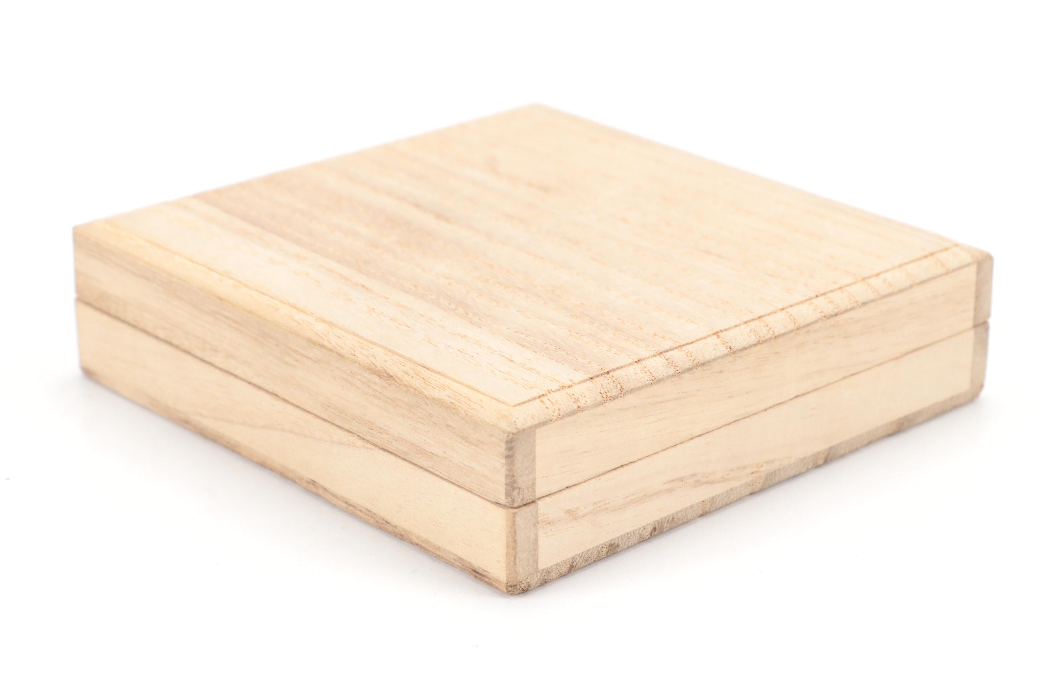 Japanese Iron and Brass Inlay Sword Tsuba in Case