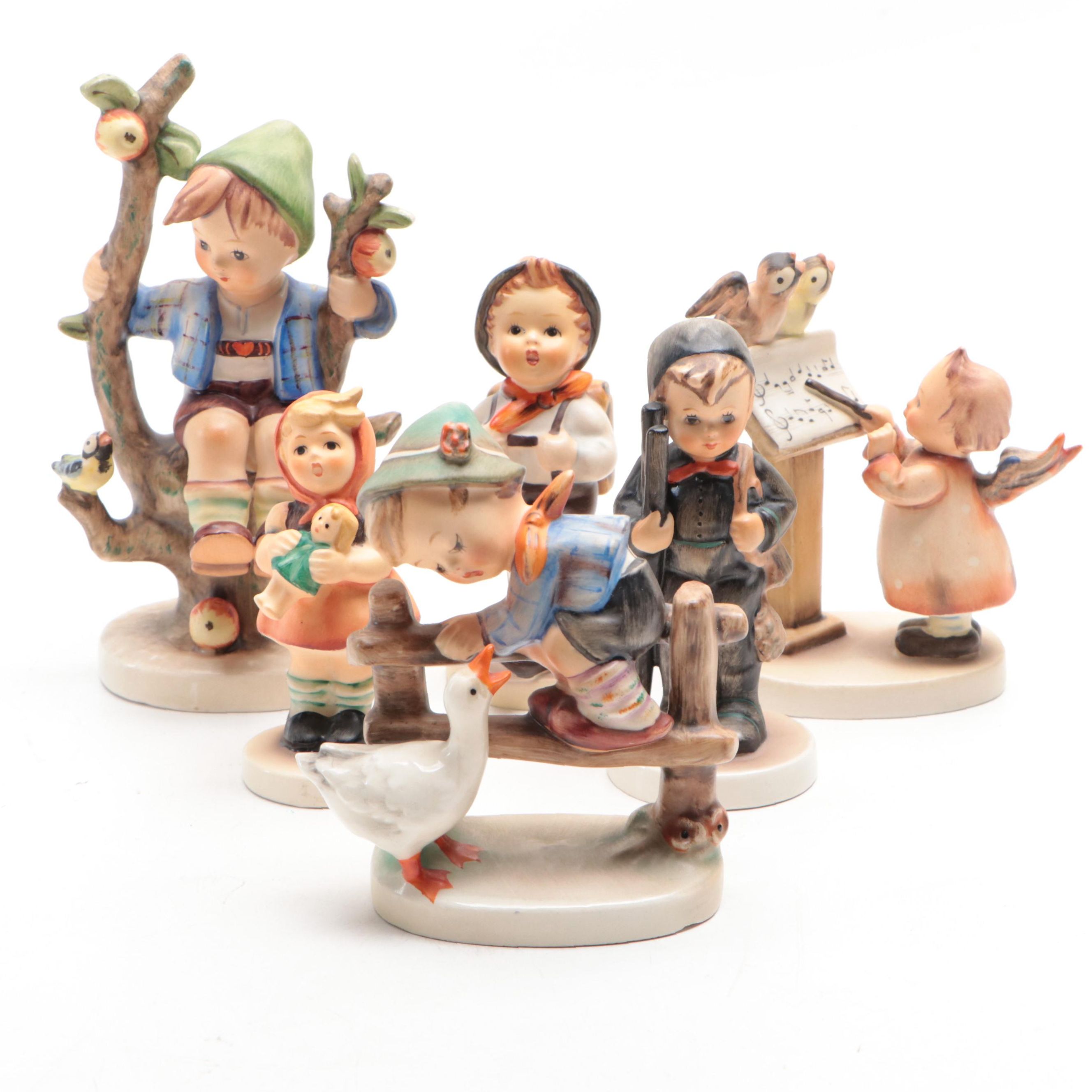 Goebel "Chimney Sweep," " School Boy" and More Porcelain Hummel Figurines
