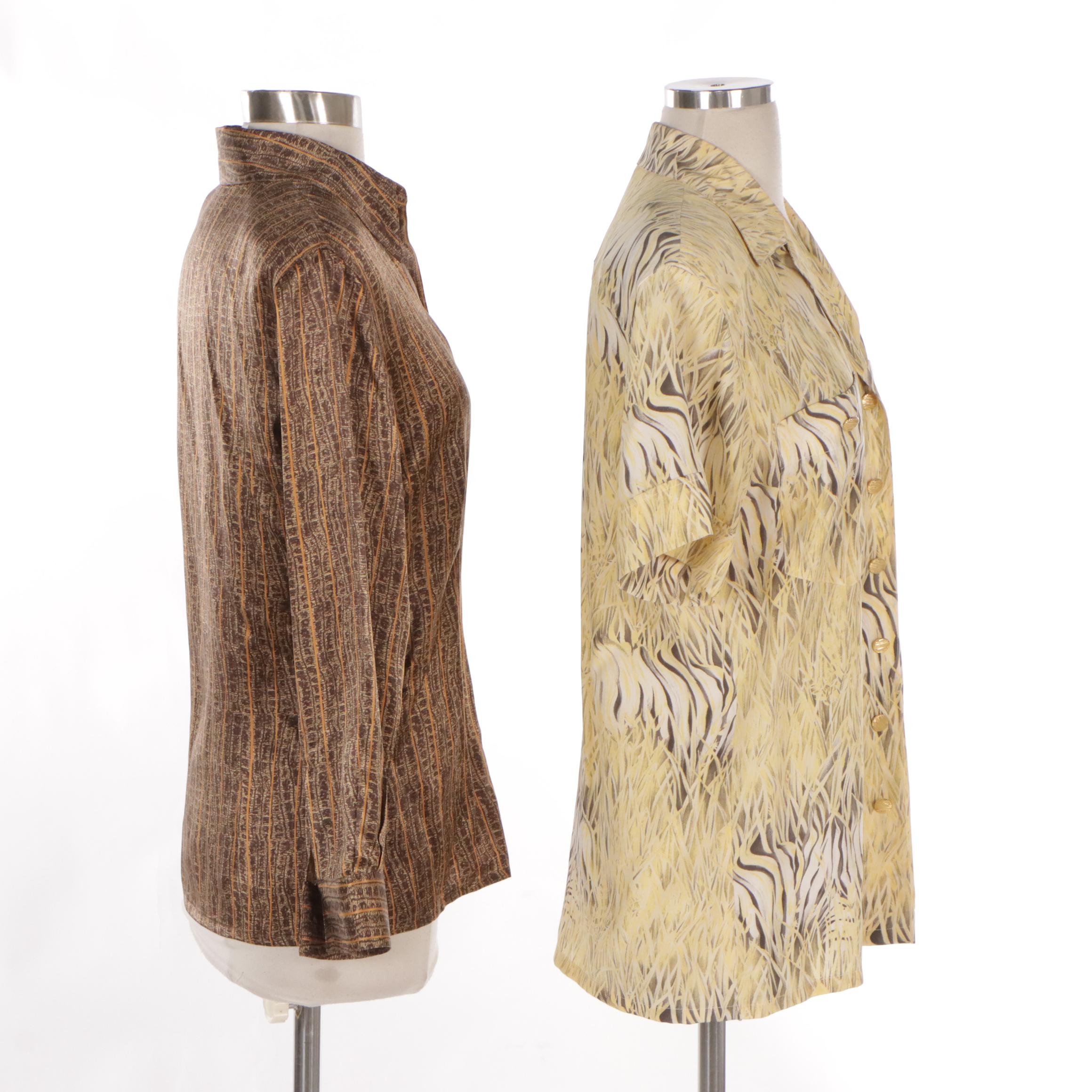 Escada Printed Silk Shirts