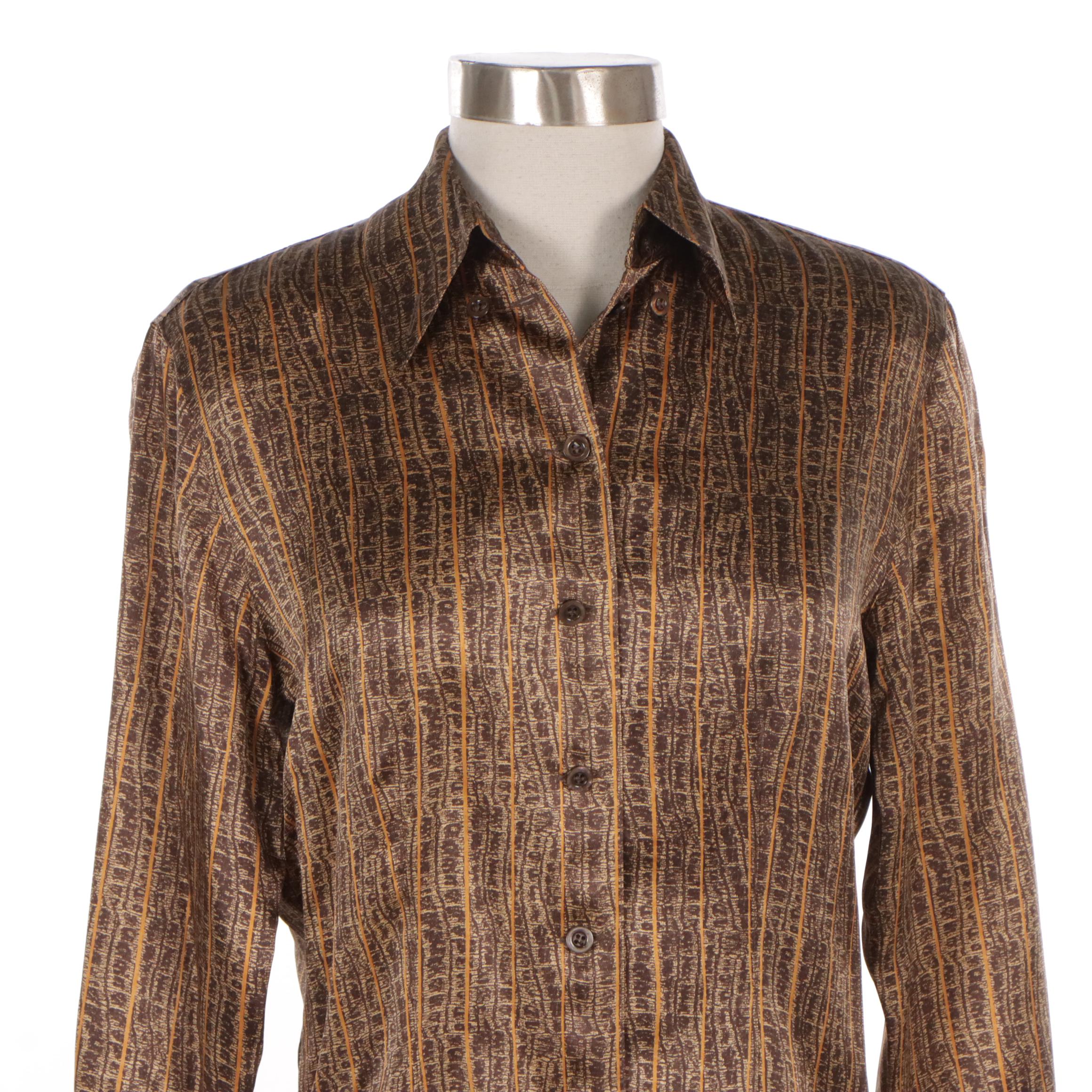 Escada Printed Silk Shirts