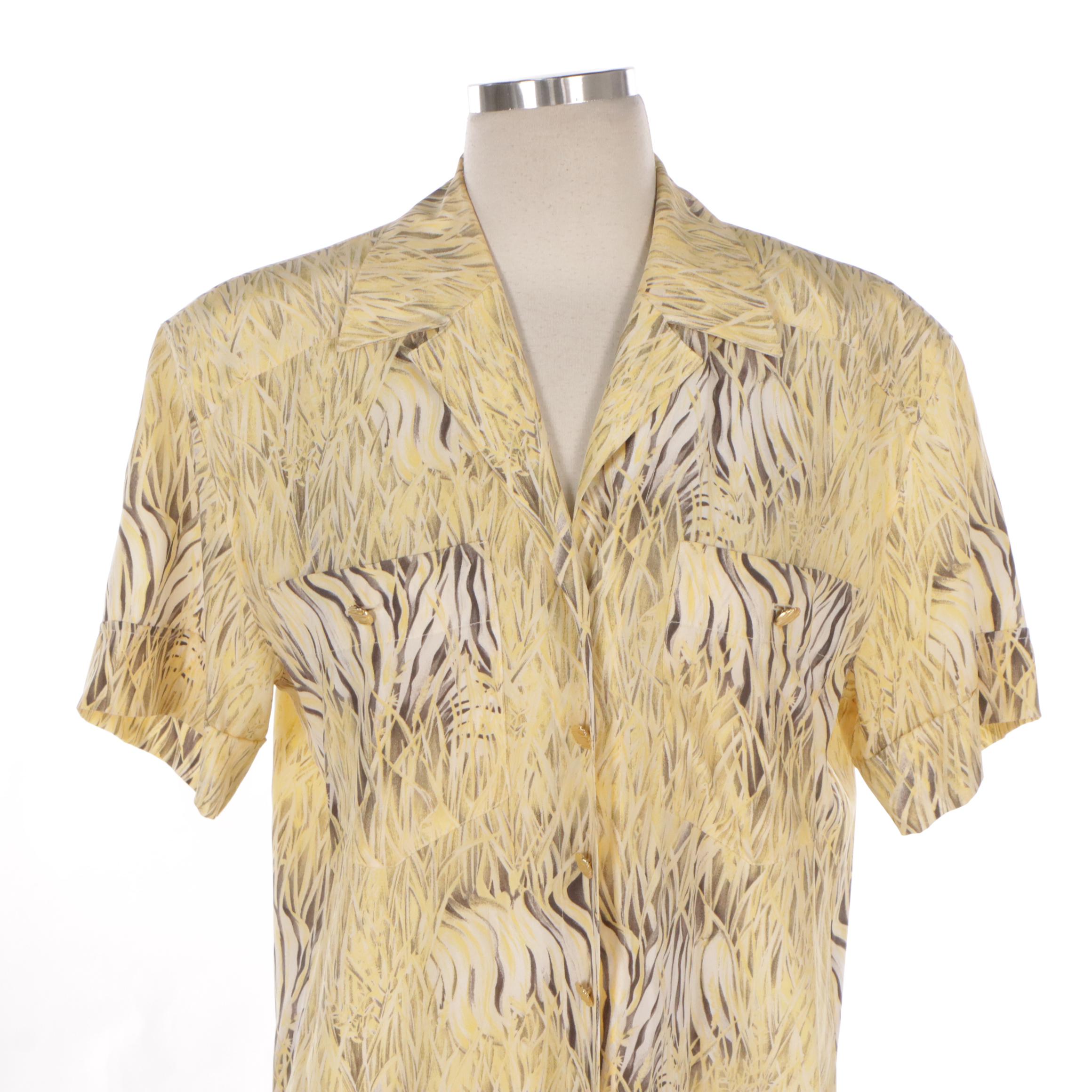 Escada Printed Silk Shirts