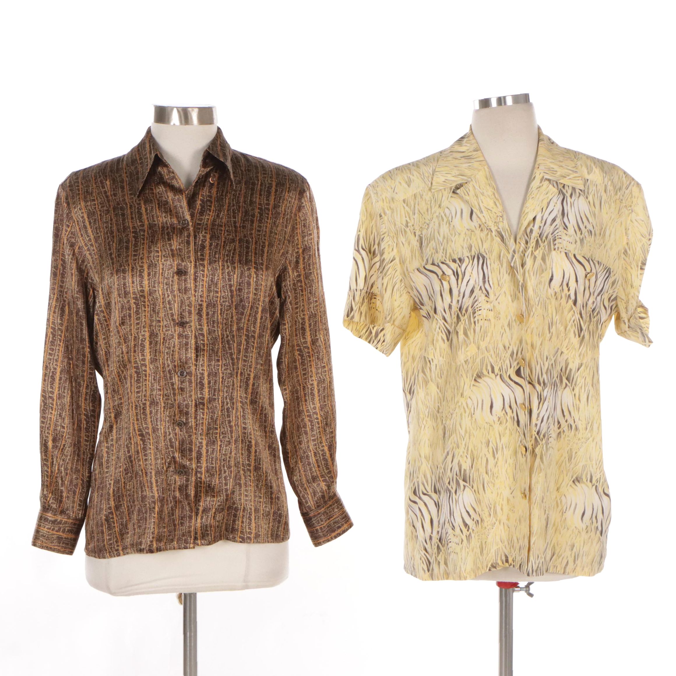 Escada Printed Silk Shirts