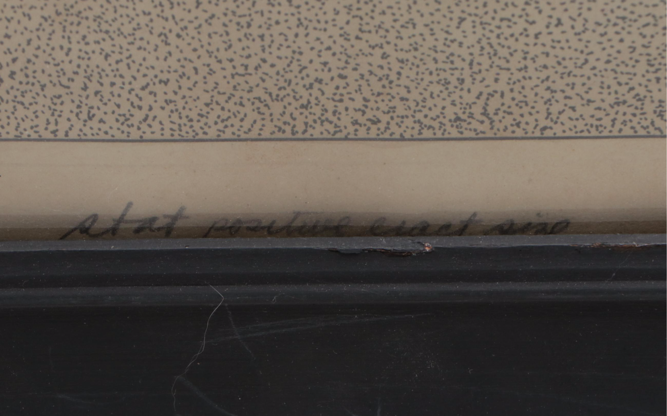 University Co-Operative Logo Design Print After Daniel Cook, Early 20th C.