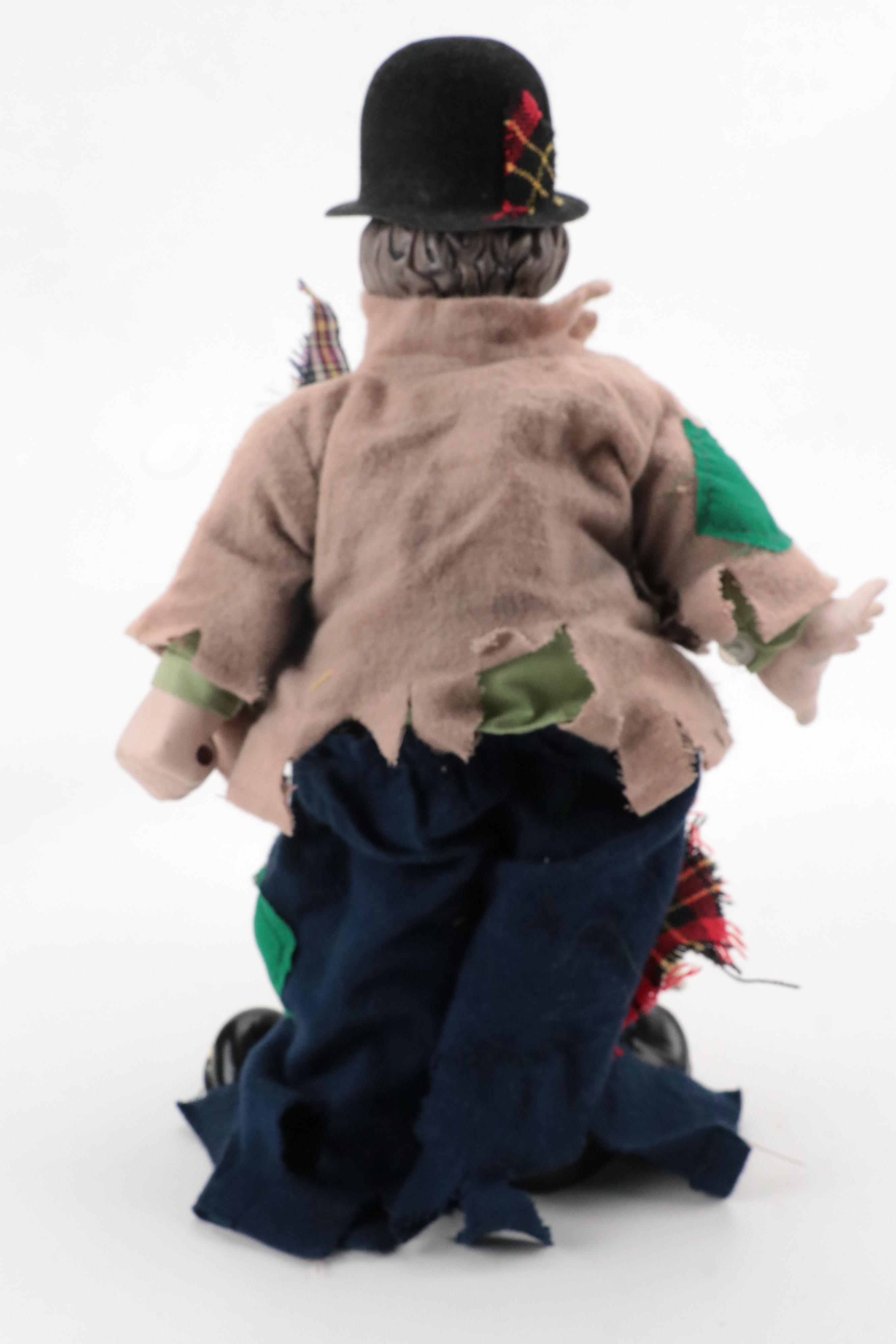 Flambro Emmett Kelly Jr. Clown Figurines with Dynasty "Clyde the Clown" Doll