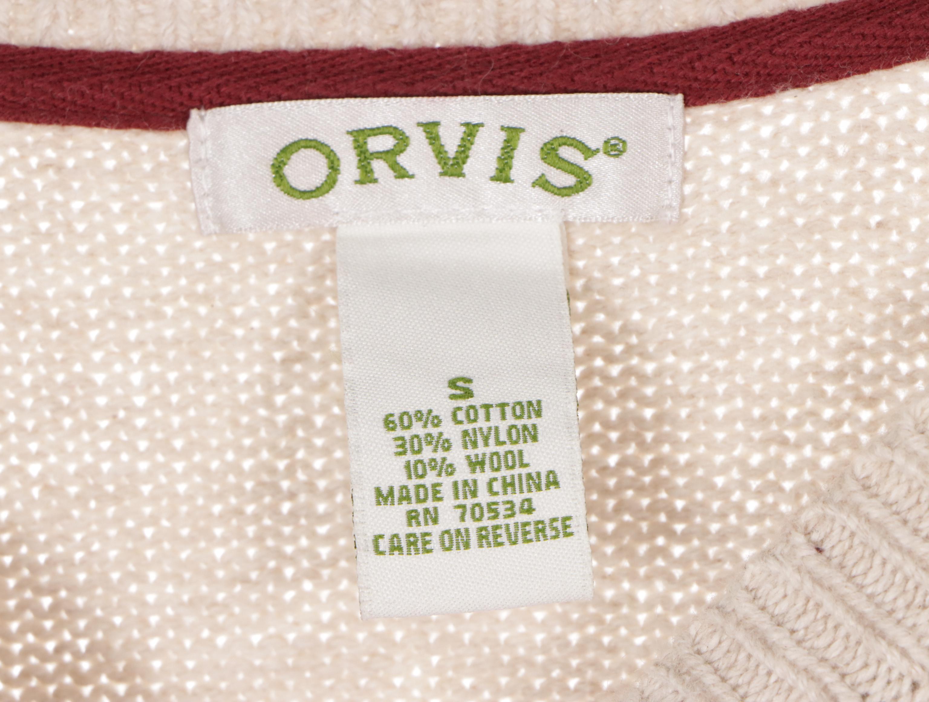 Orvis Vest and Knitwear