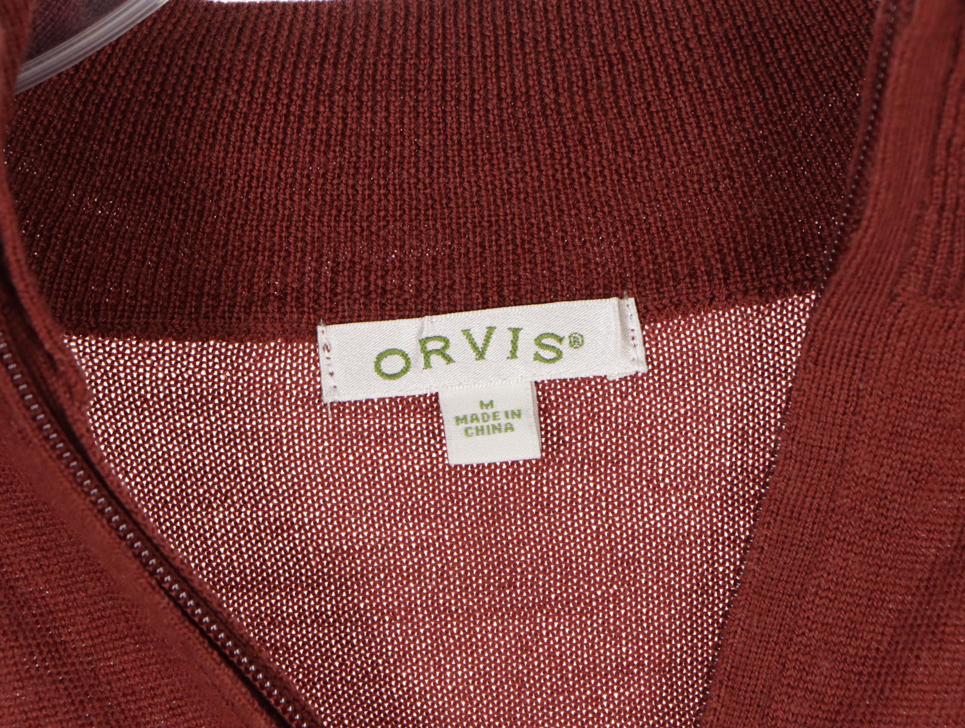 Orvis Vest and Knitwear