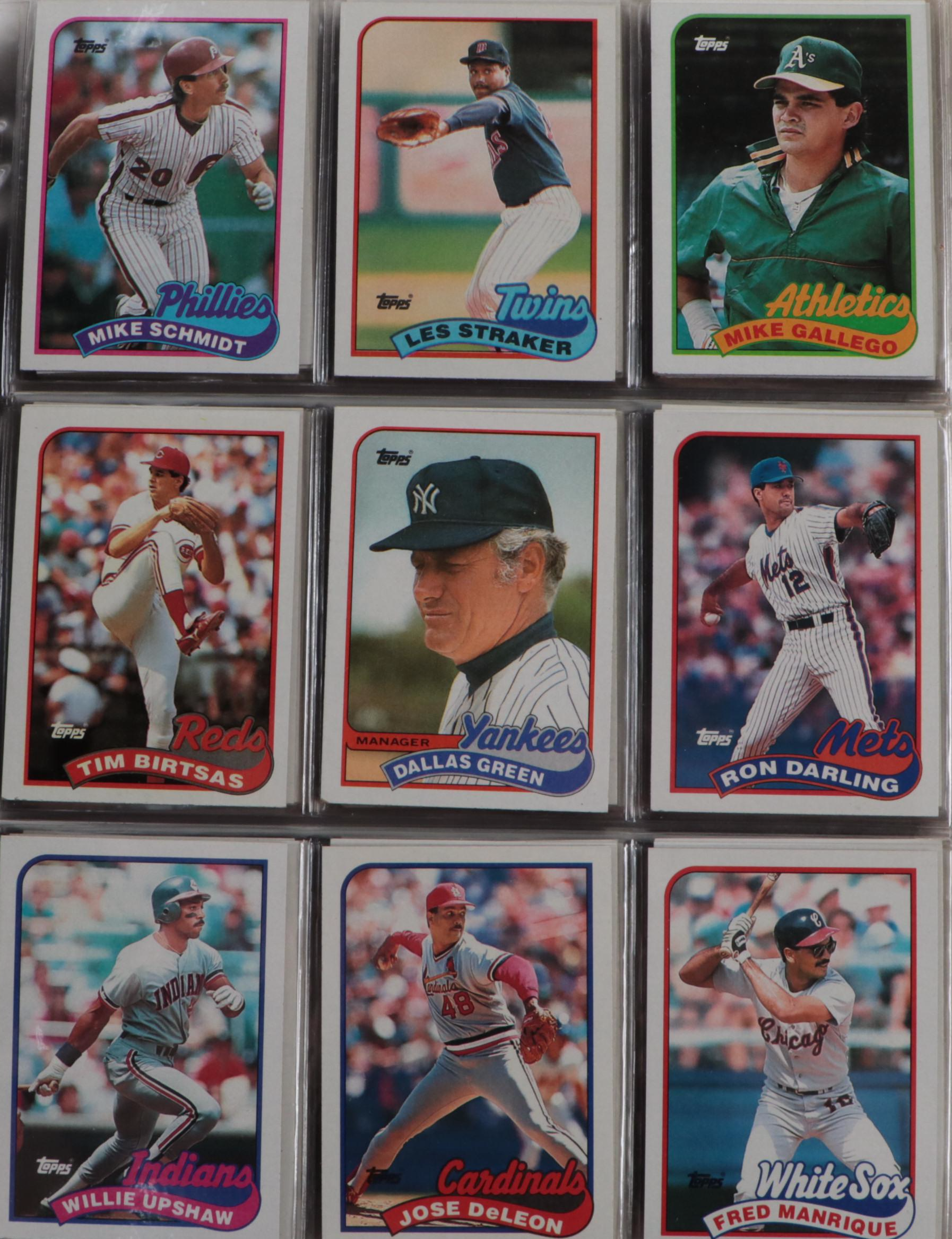 1989, 1991, and 1992 Topps Baseball Card Sets Featuring Ken Griffey Jr., More