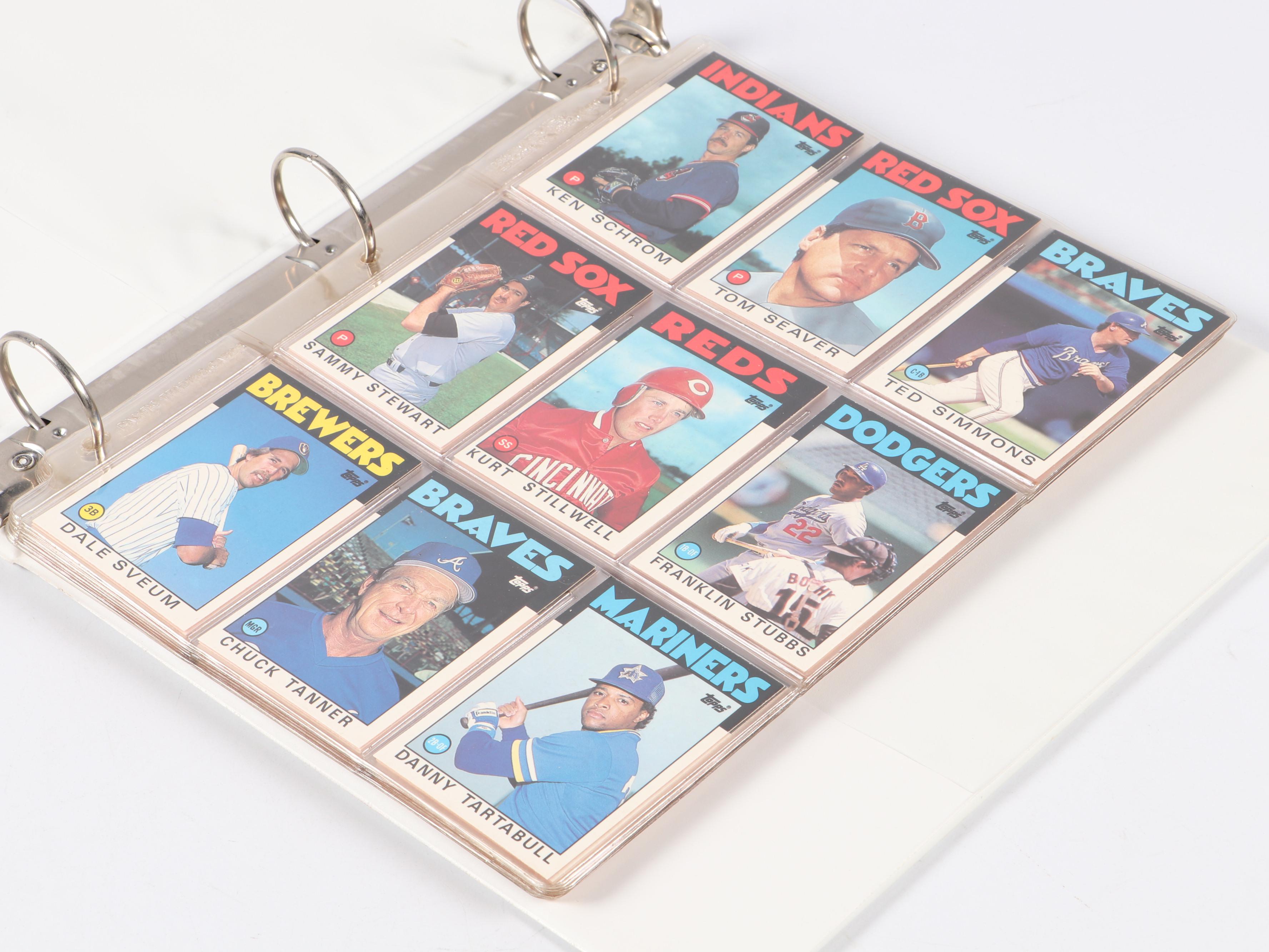 1985-1990 Topps Traded Baseball Card Sets Featuring Ken Griffey Jr. Rookie