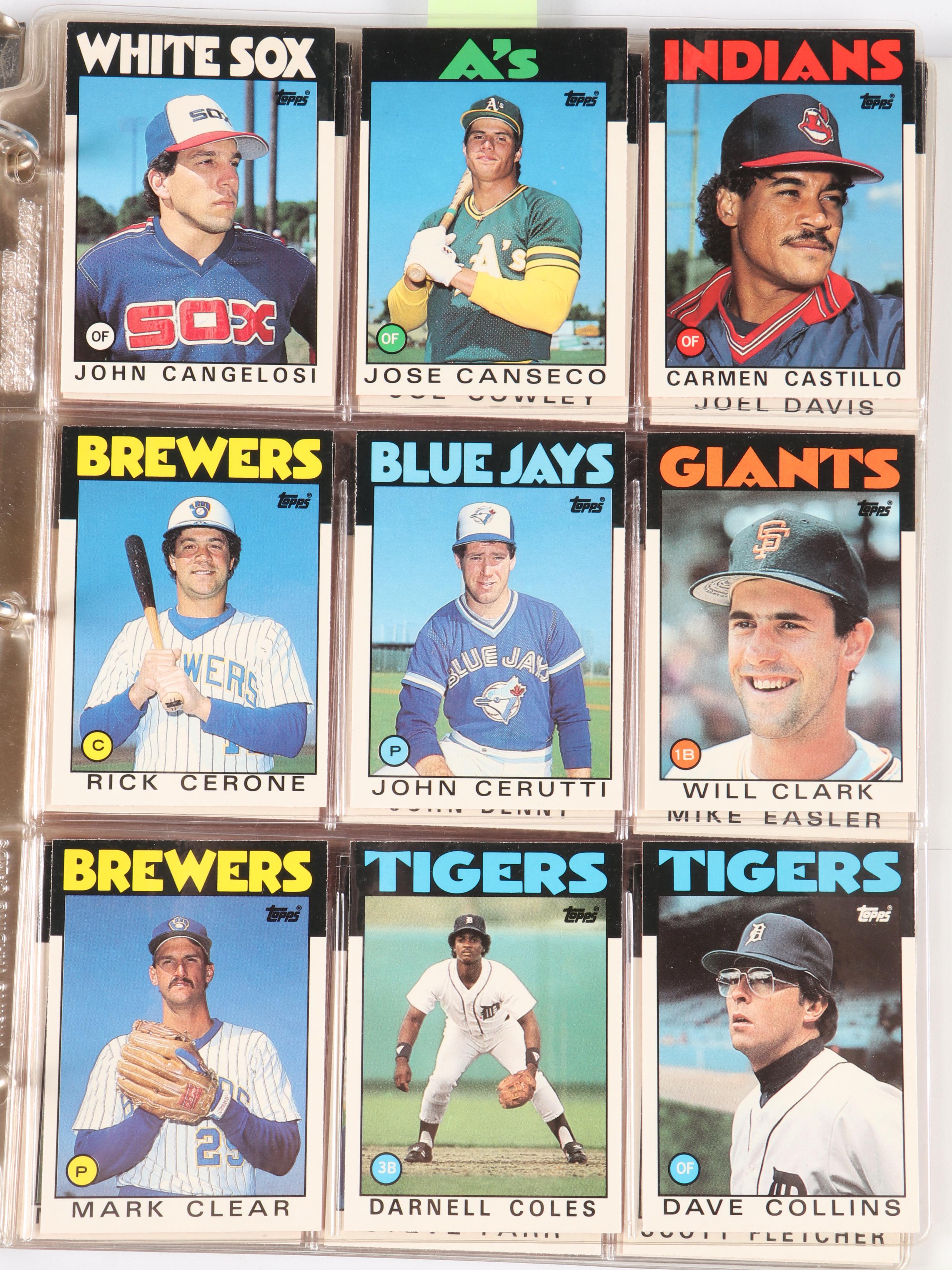 1985-1990 Topps Traded Baseball Card Sets Featuring Ken Griffey Jr. Rookie