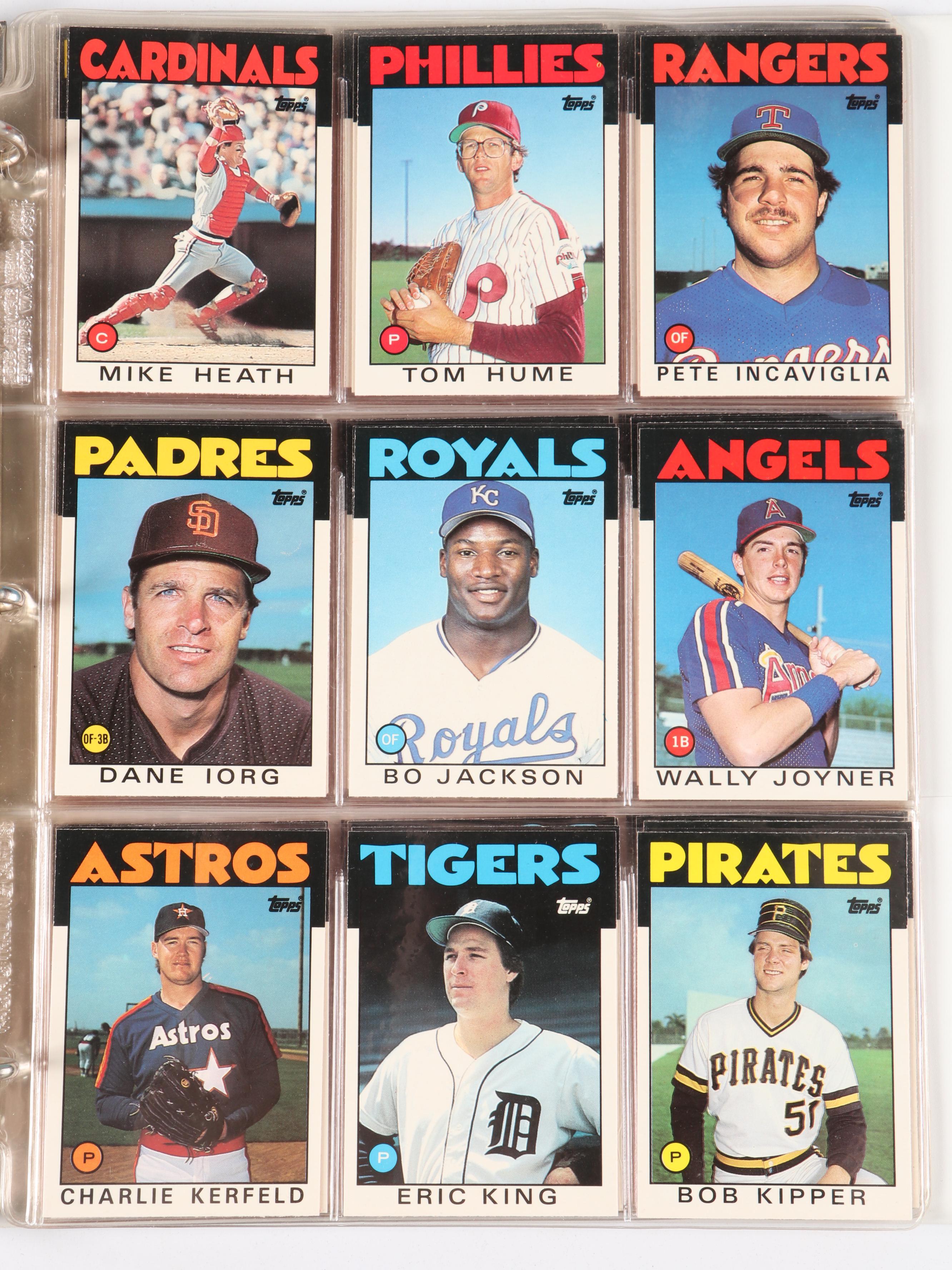 1985-1990 Topps Traded Baseball Card Sets Featuring Ken Griffey Jr. Rookie