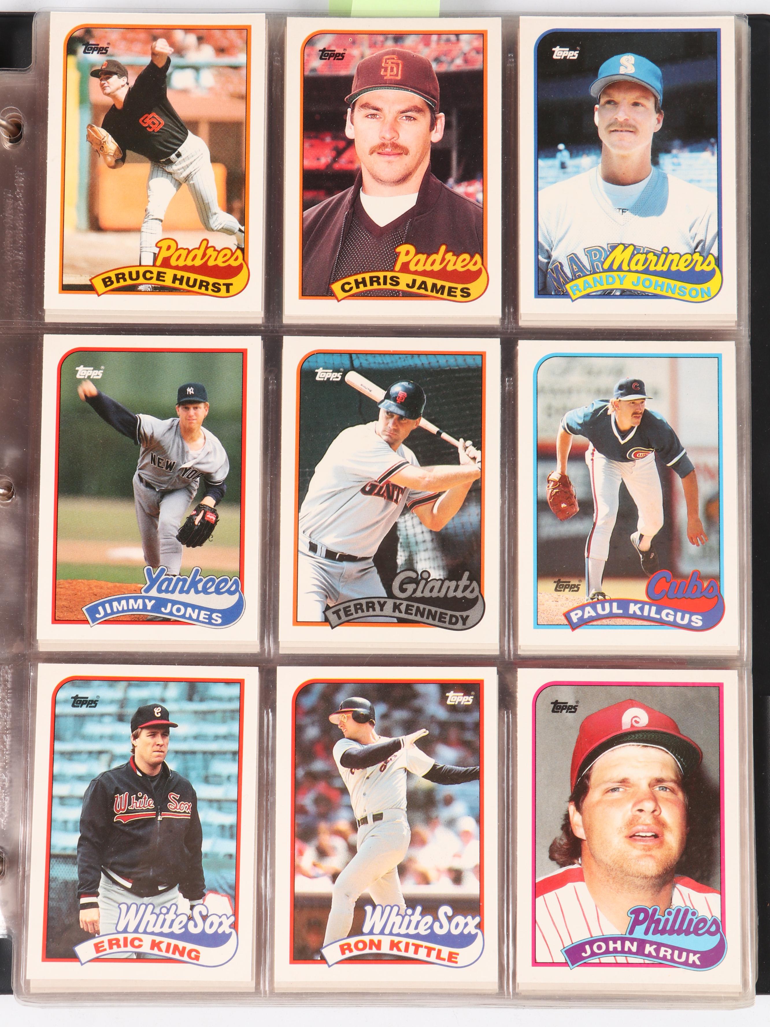 1985-1990 Topps Traded Baseball Card Sets Featuring Ken Griffey Jr. Rookie