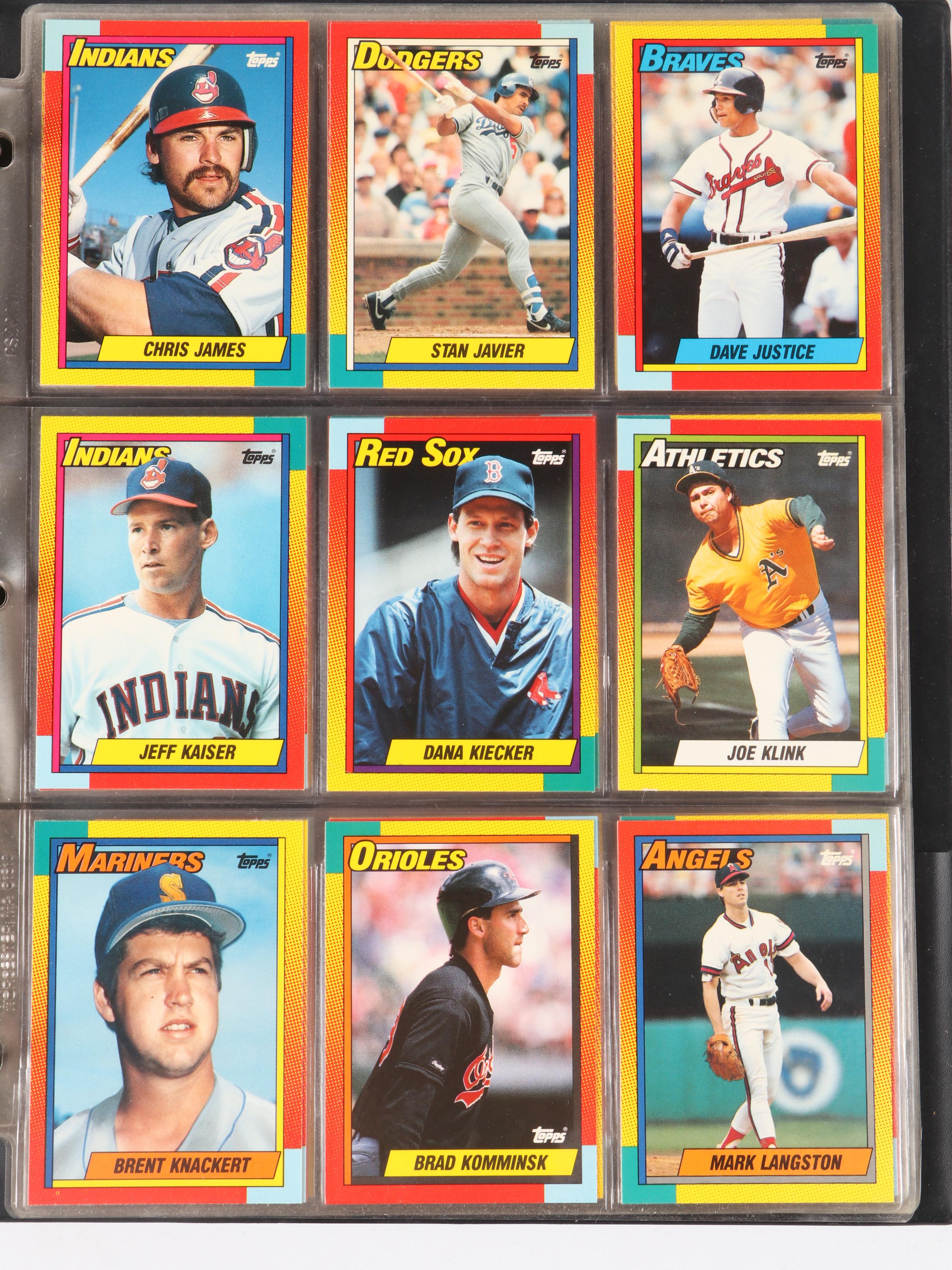 1985-1990 Topps Traded Baseball Card Sets Featuring Ken Griffey Jr. Rookie
