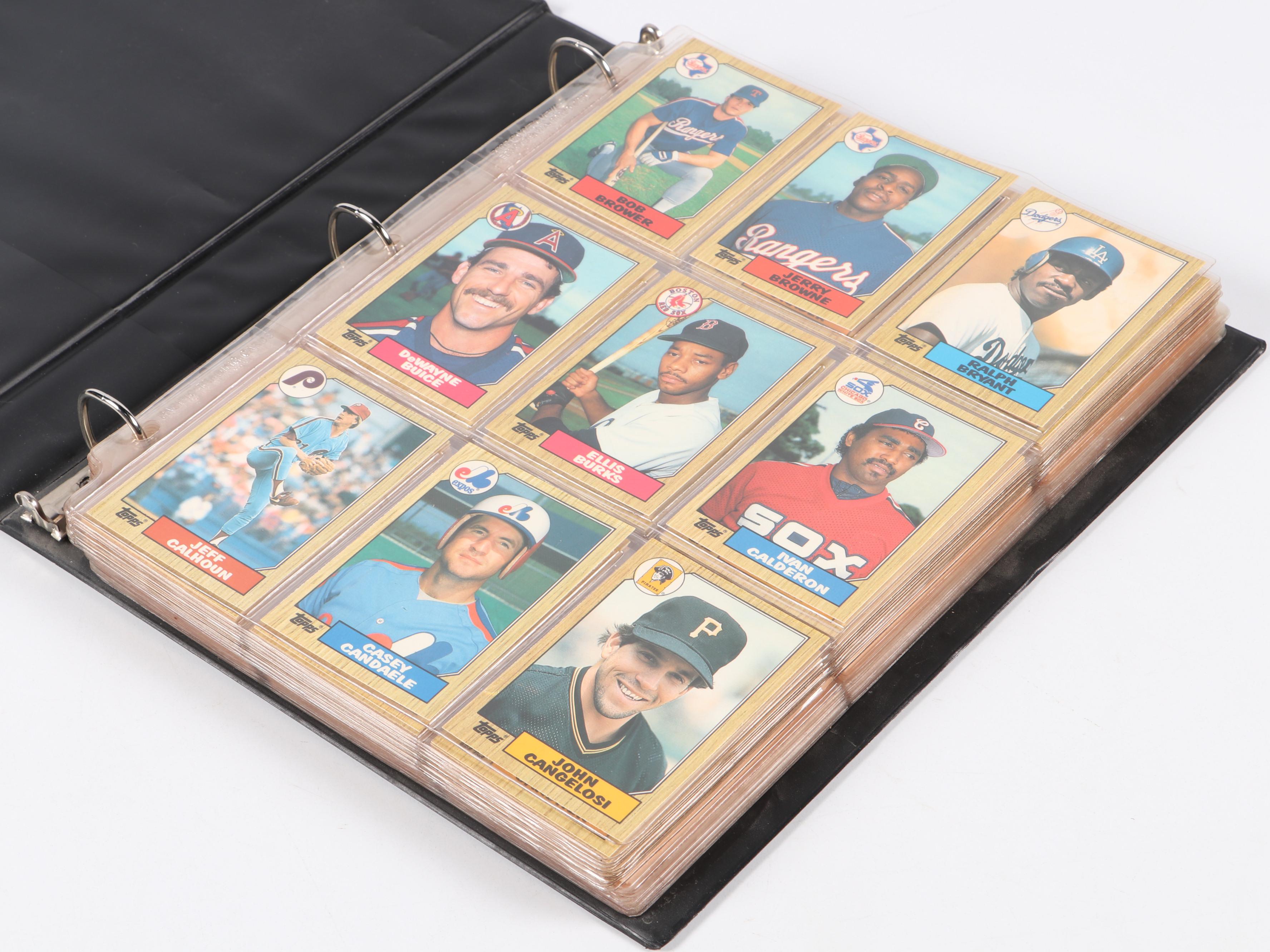 1985-1990 Topps Traded Baseball Card Sets Featuring Ken Griffey Jr. Rookie