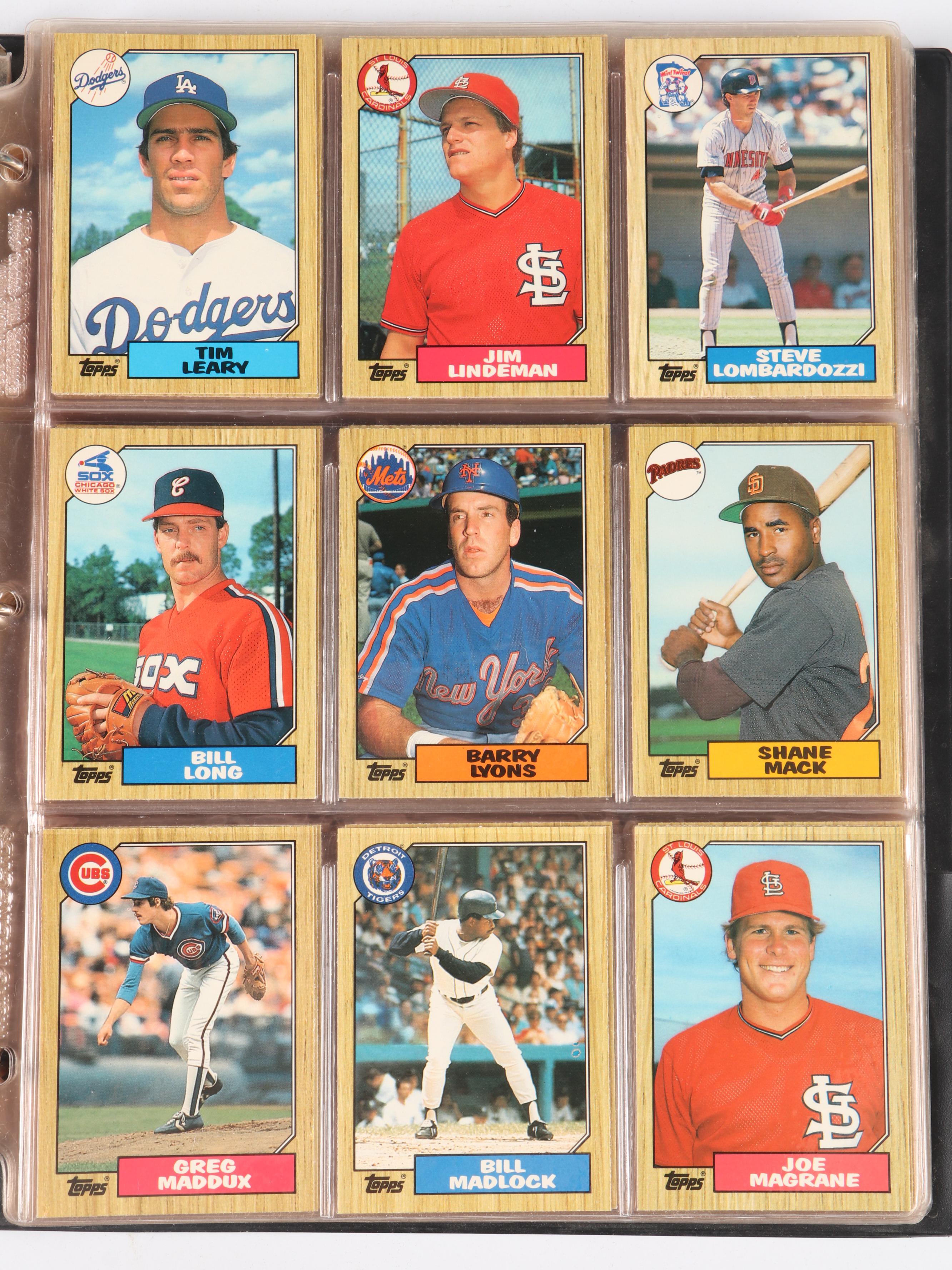 1985-1990 Topps Traded Baseball Card Sets Featuring Ken Griffey Jr. Rookie