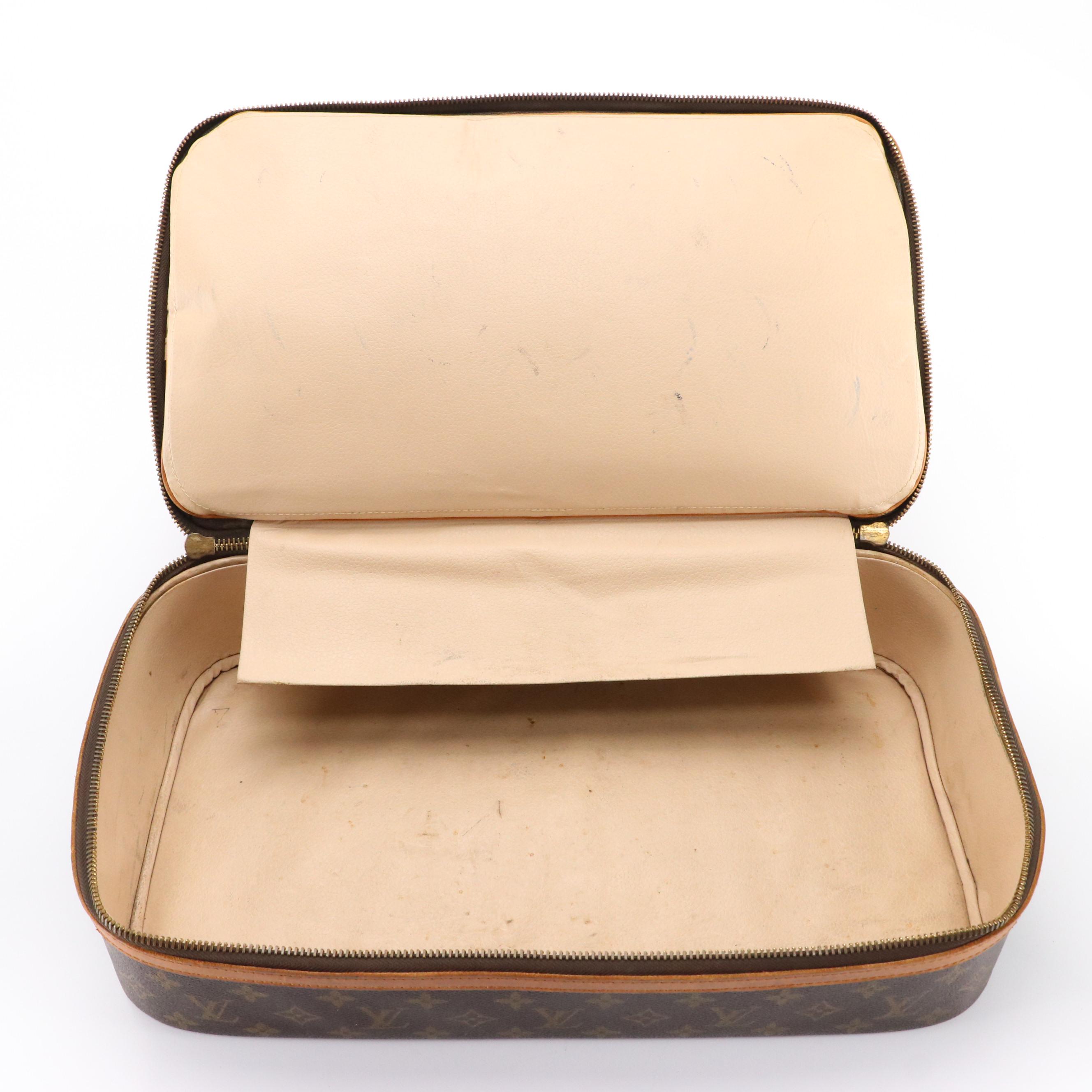 Louis Vuitton Sac Sport Travel Bag in Brown Monogram Coated Canvas and Leather