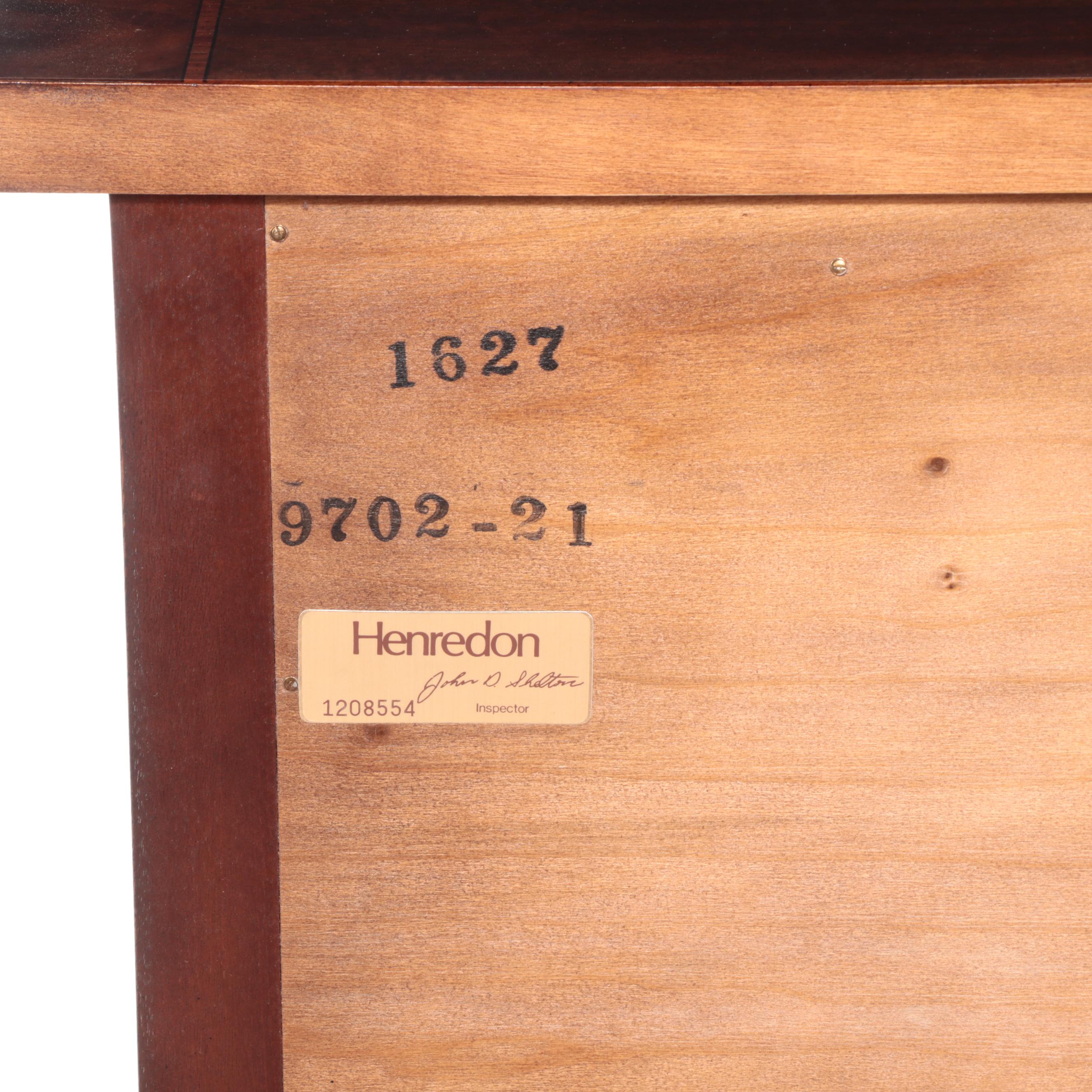 Henredon Federal Style Mahogany Sideboard