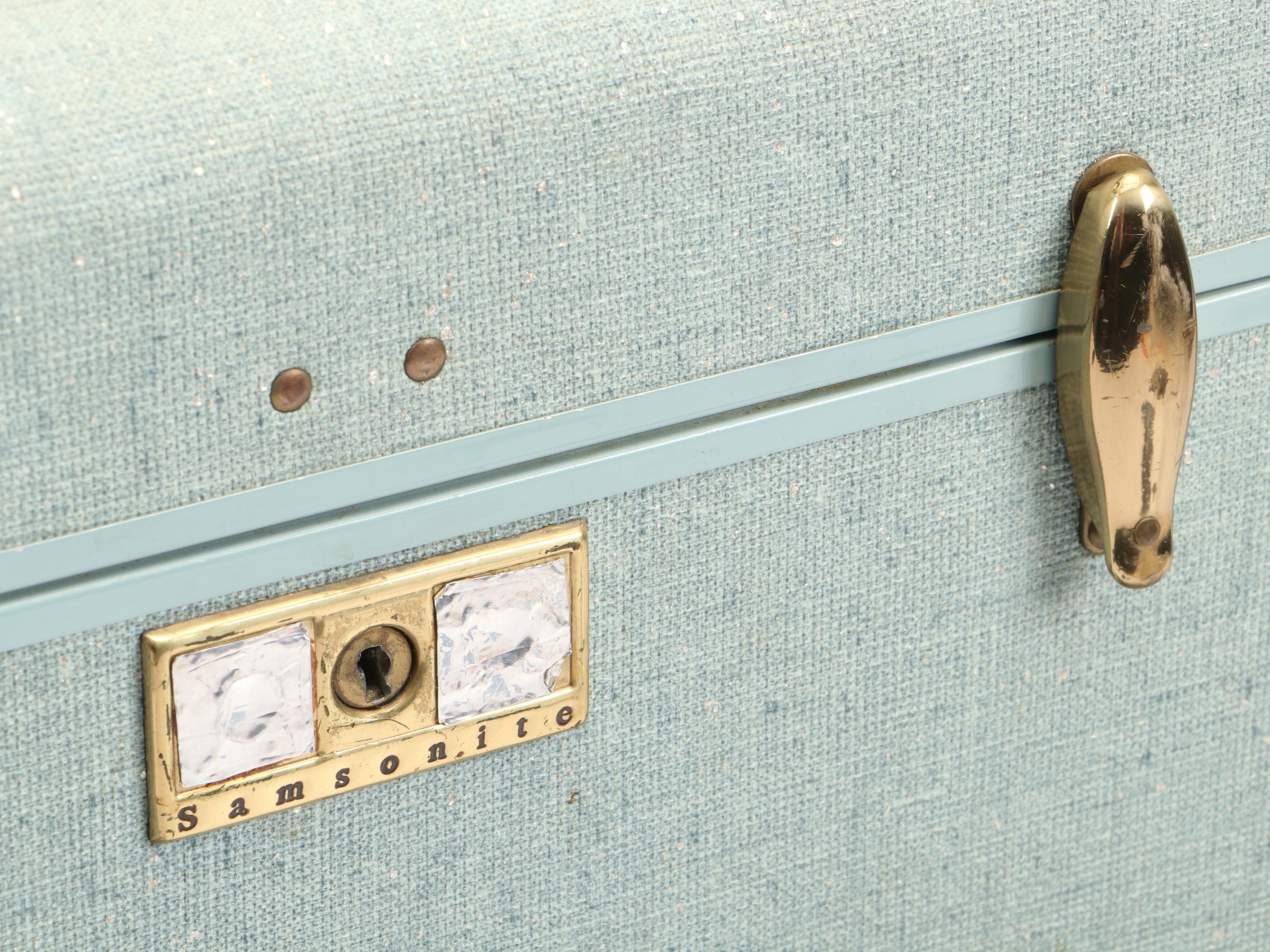 Samsonite Hard-Shell Make-Up Case with Lady Baltimore Suitcase