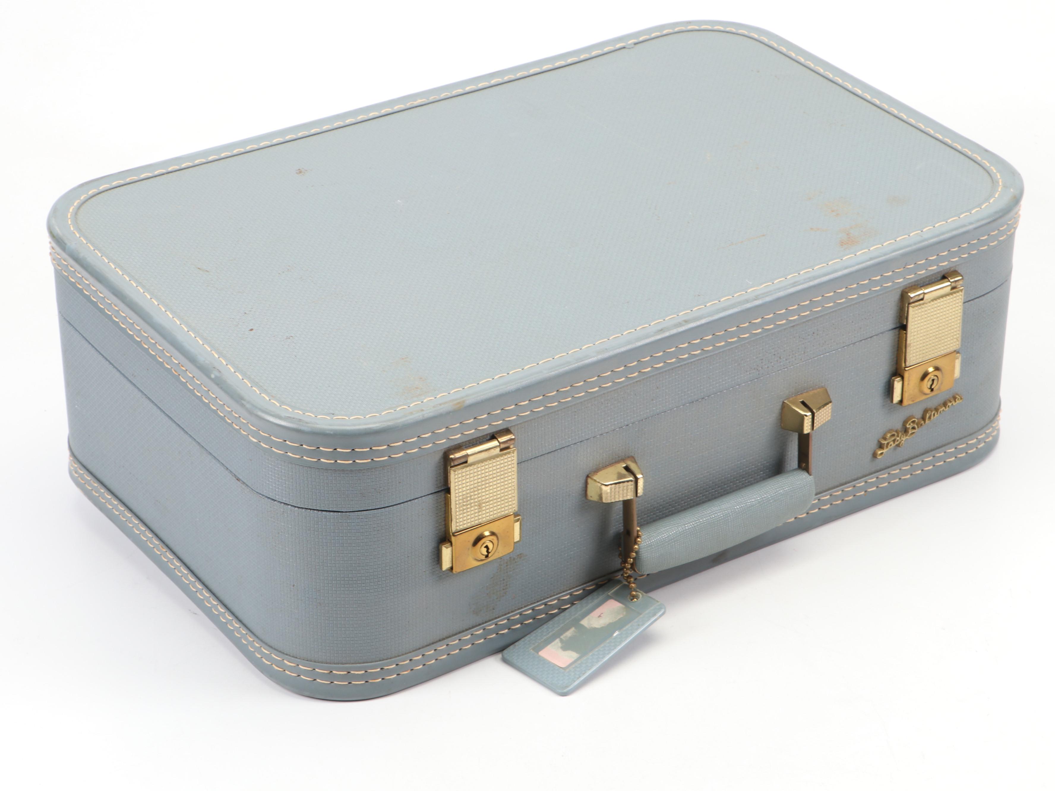 Samsonite Hard-Shell Make-Up Case with Lady Baltimore Suitcase