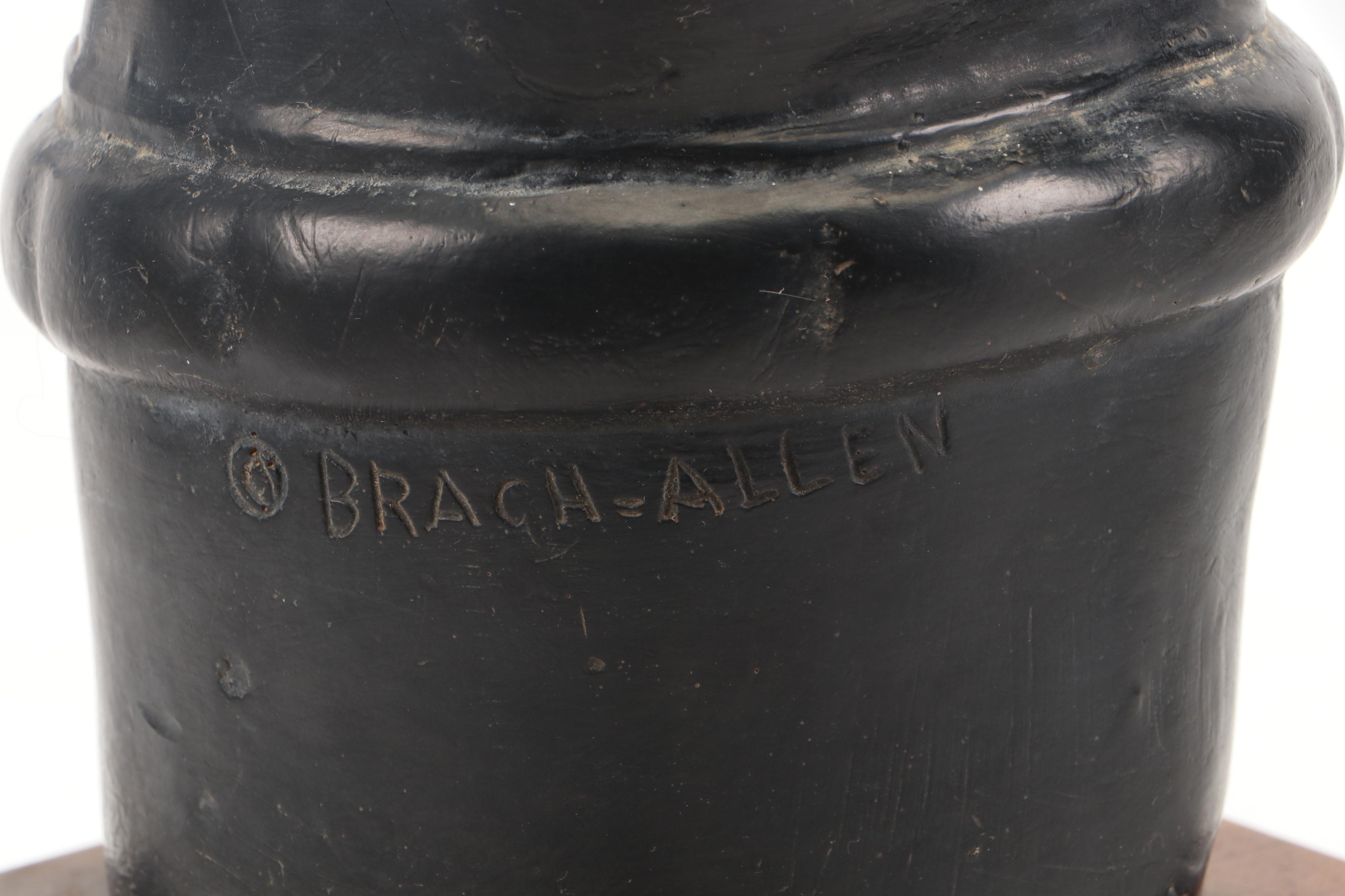 Iron Horse Head Hitching Post Table Lamp with Wooden Base