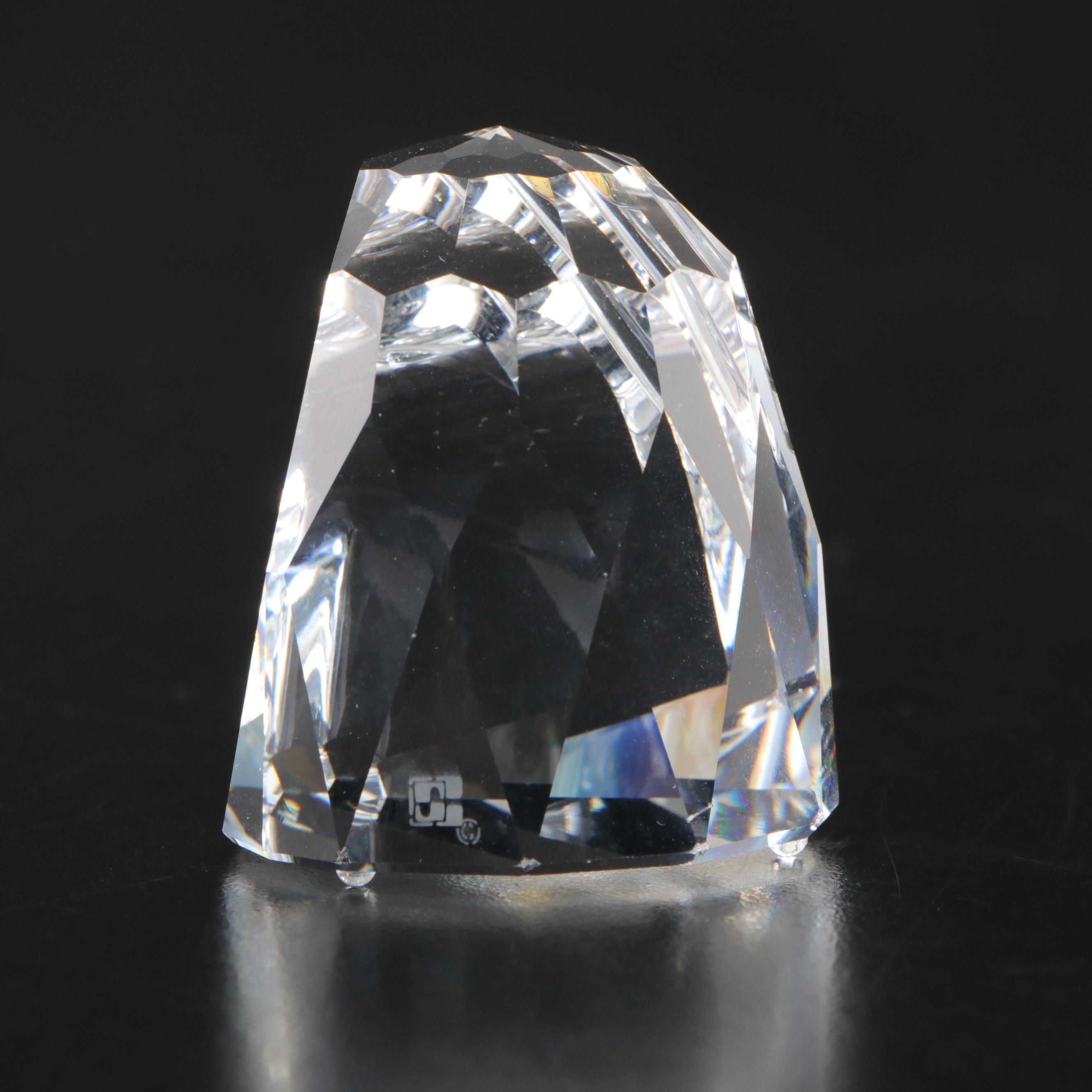 Swarovski Crystal Eagle Head Paperweight and Swan Figurine with More