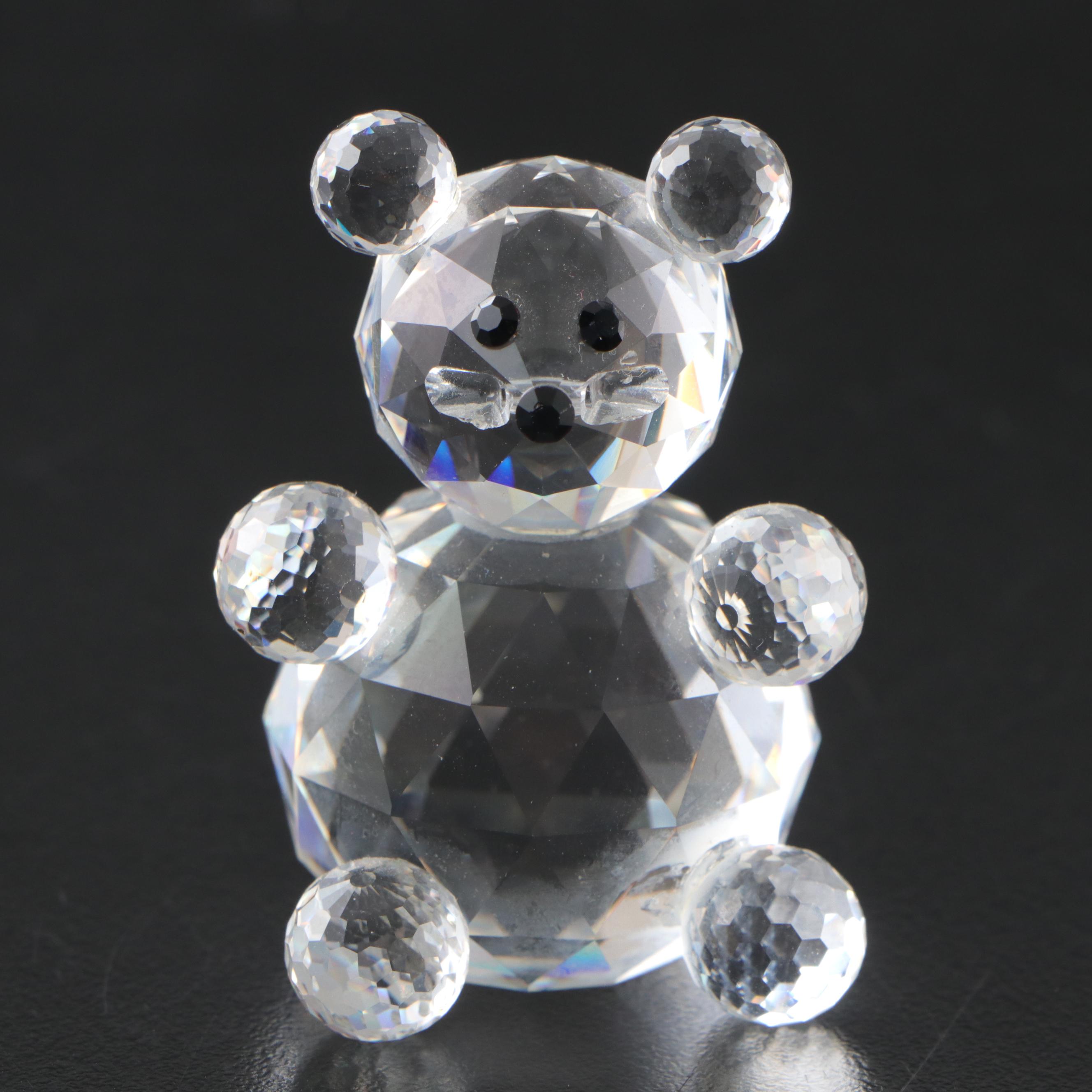 Swarovski Crystal Eagle Head Paperweight and Swan Figurine with More