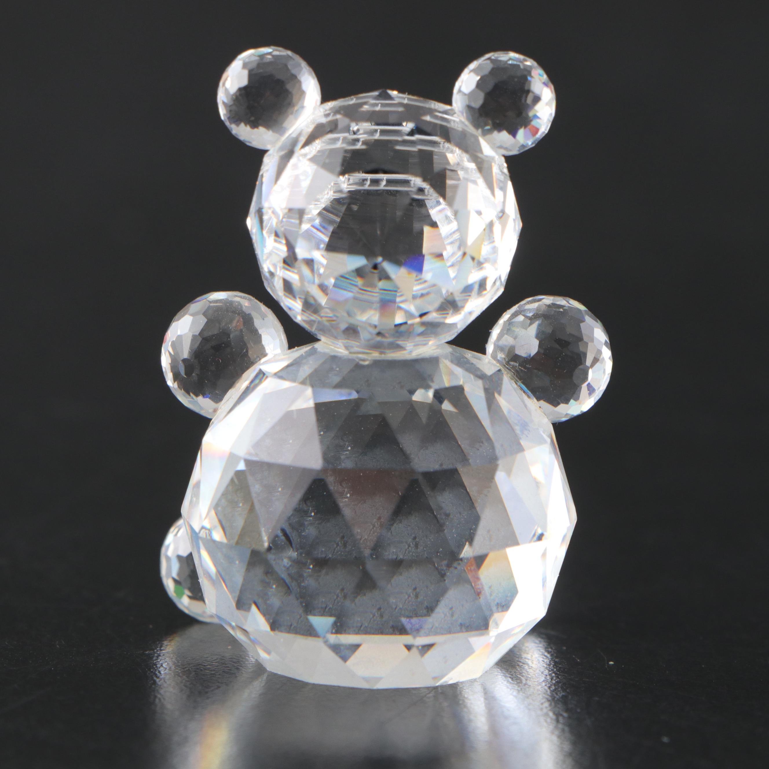 Swarovski Crystal Eagle Head Paperweight and Swan Figurine with More