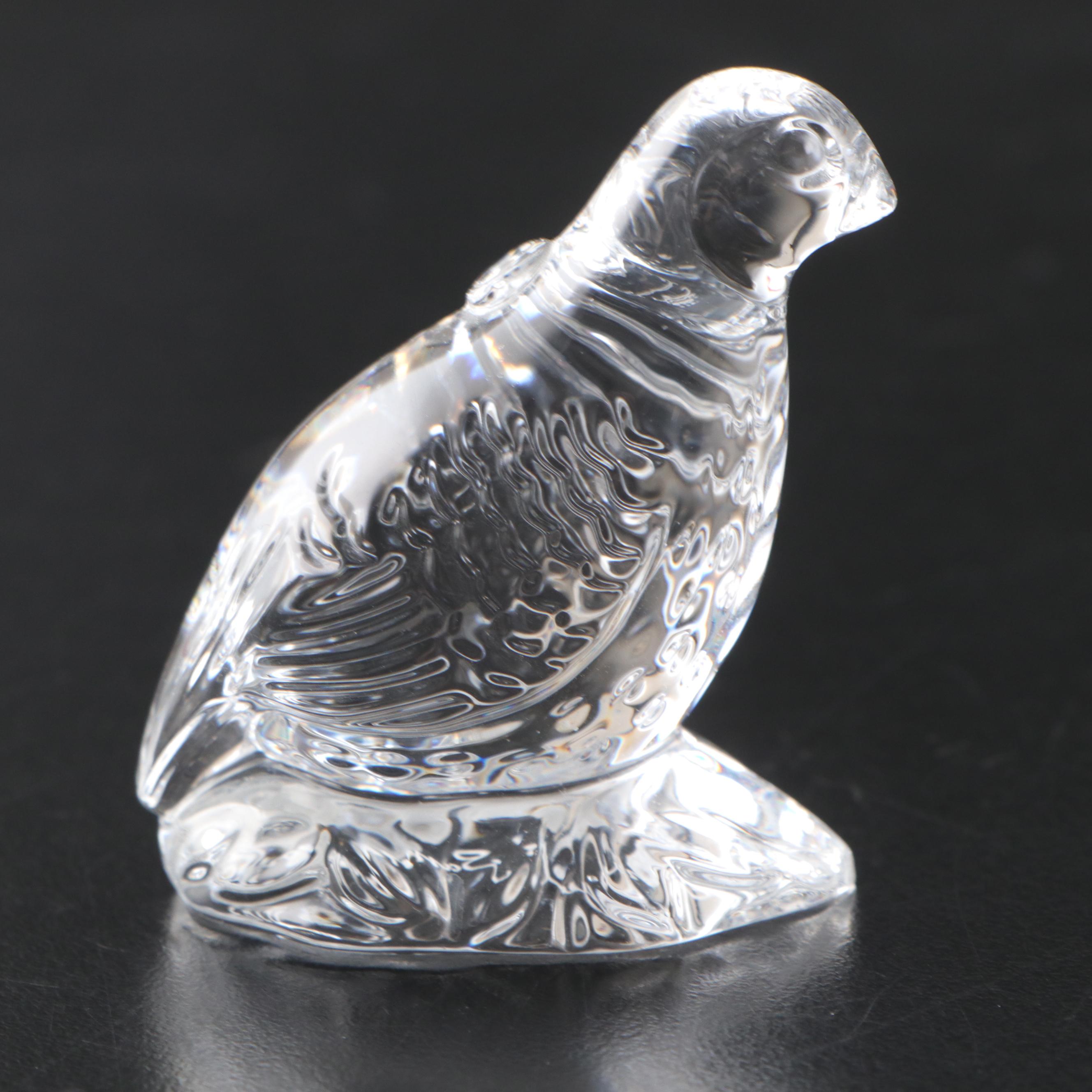 Swarovski Crystal Eagle Head Paperweight and Swan Figurine with More