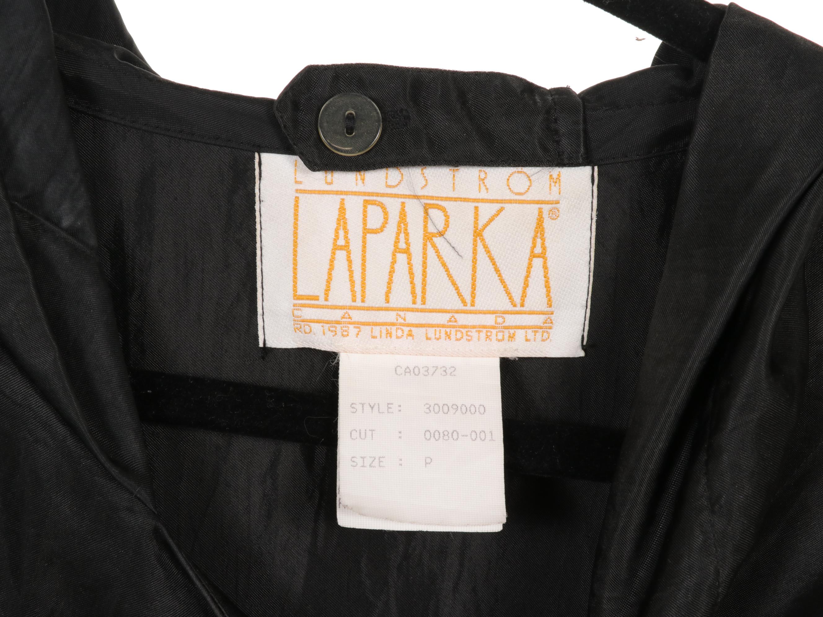 Lundstrom "Laparka" Black Jacket with Yellow Gallery Jacket