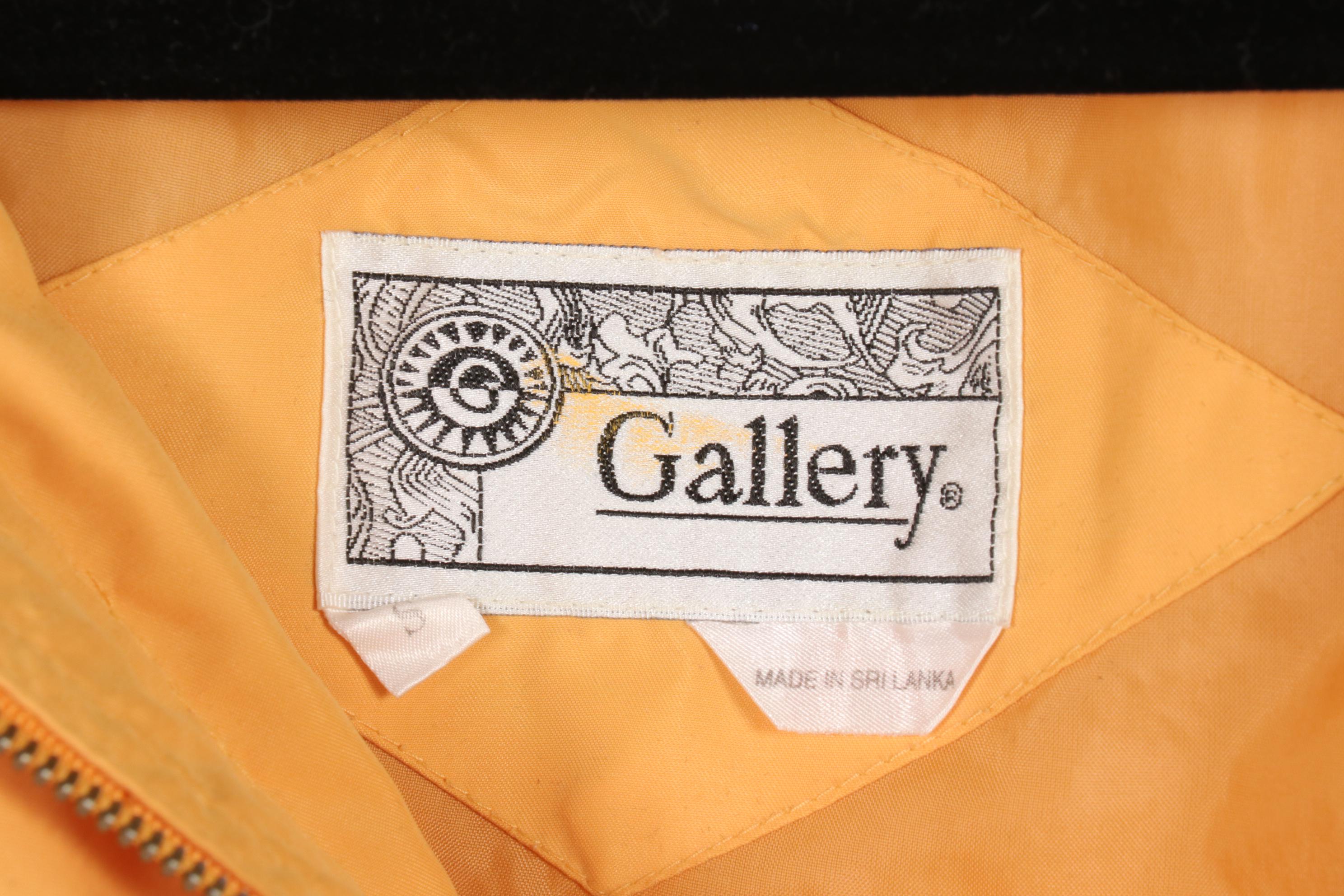 Lundstrom "Laparka" Black Jacket with Yellow Gallery Jacket