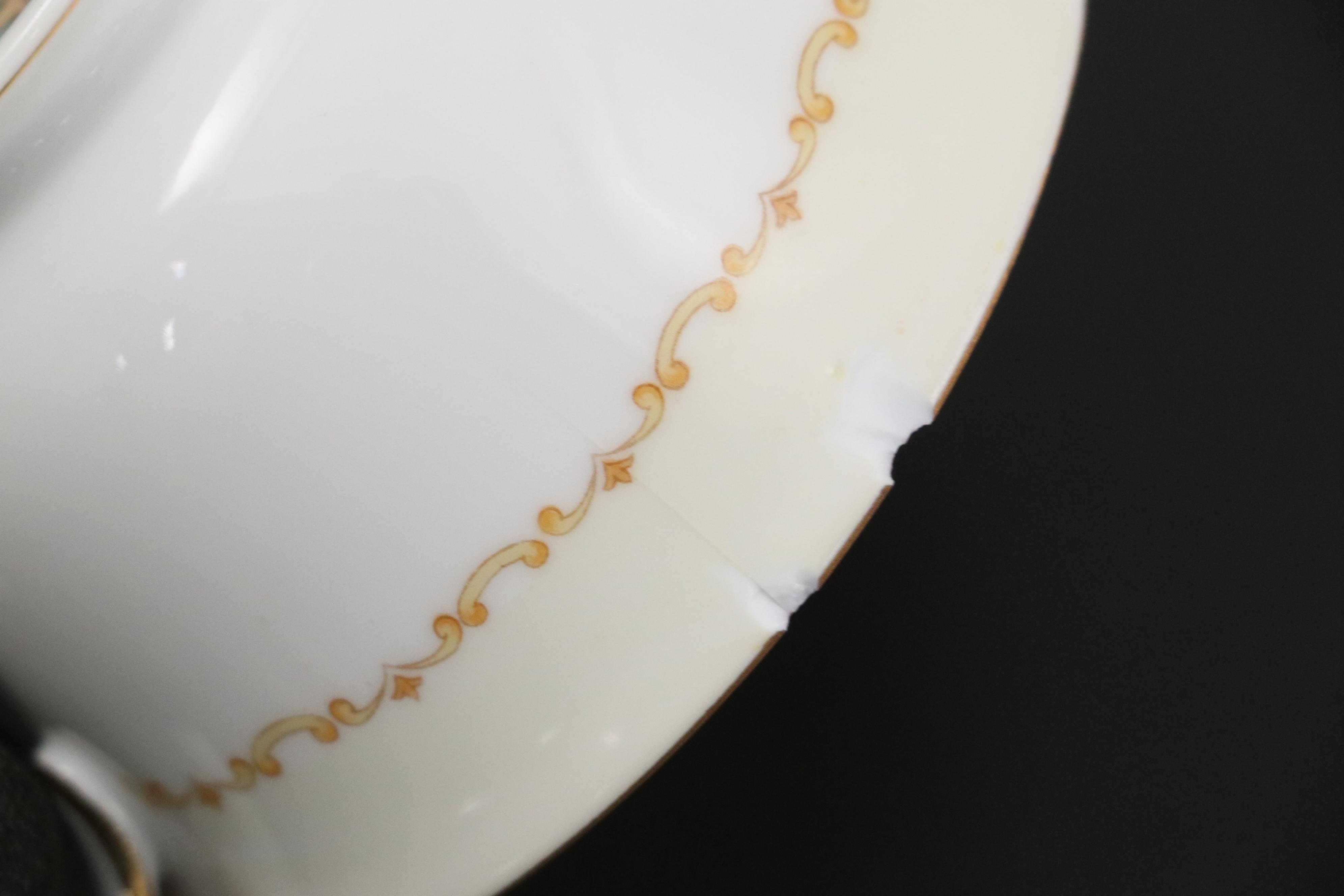 Morimura Bros Noritake Porcelain Plates, Tea Service and Lenox Vase, Vintage