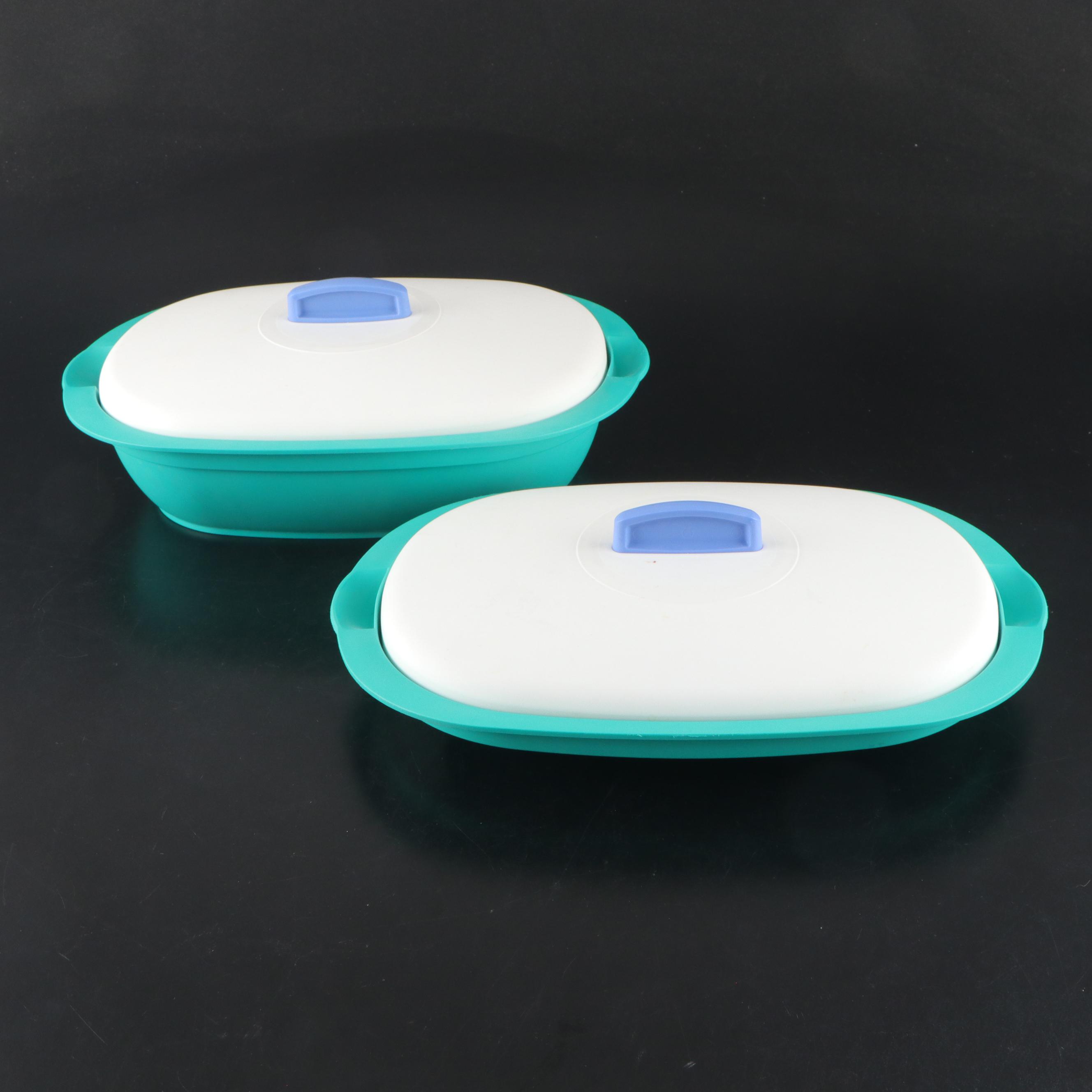 Pyrex Glass Food Containers with Plastic Lids and More Tupperware