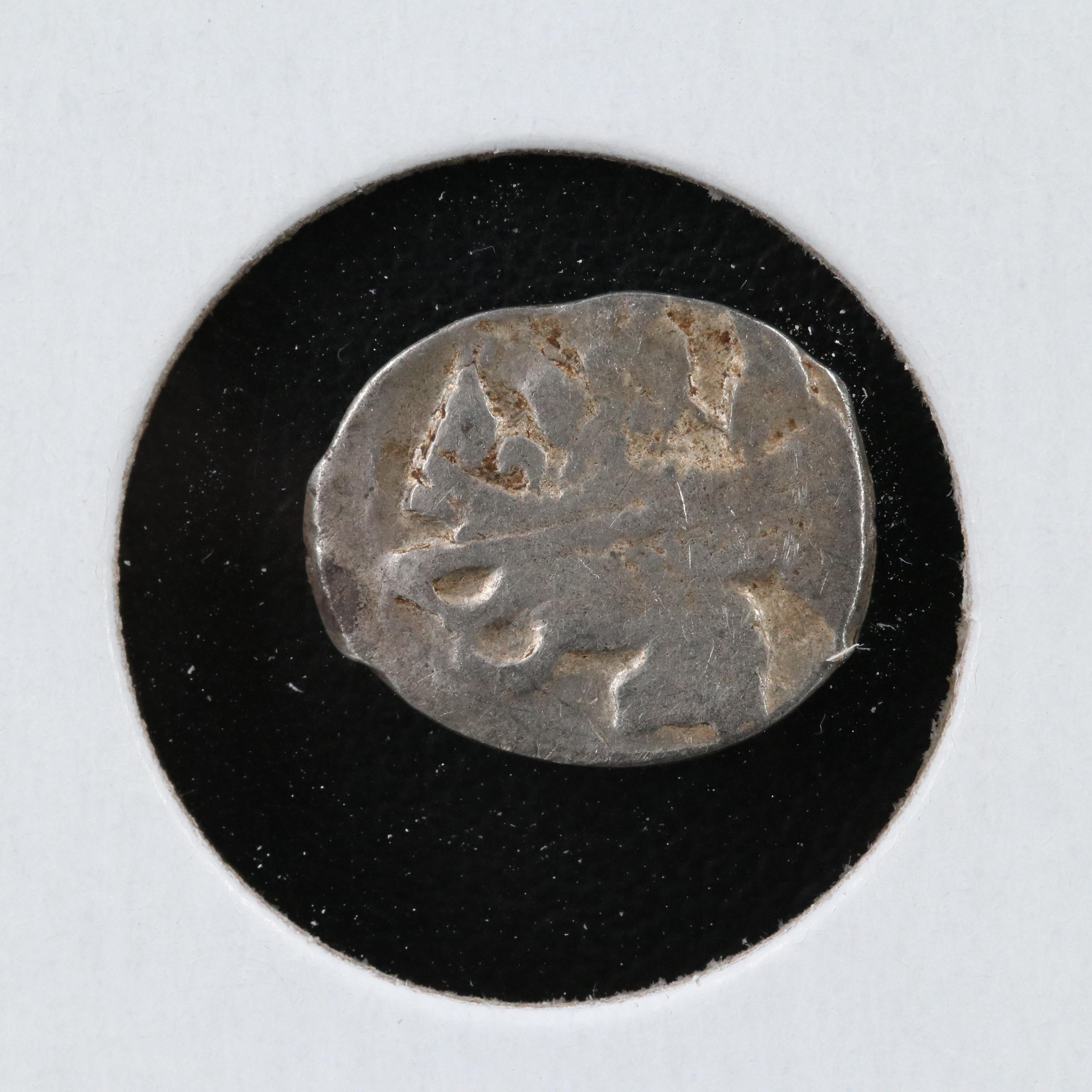 Sixteen Russian Silver "Wire Money" Coins, ca. 1500 to 1700