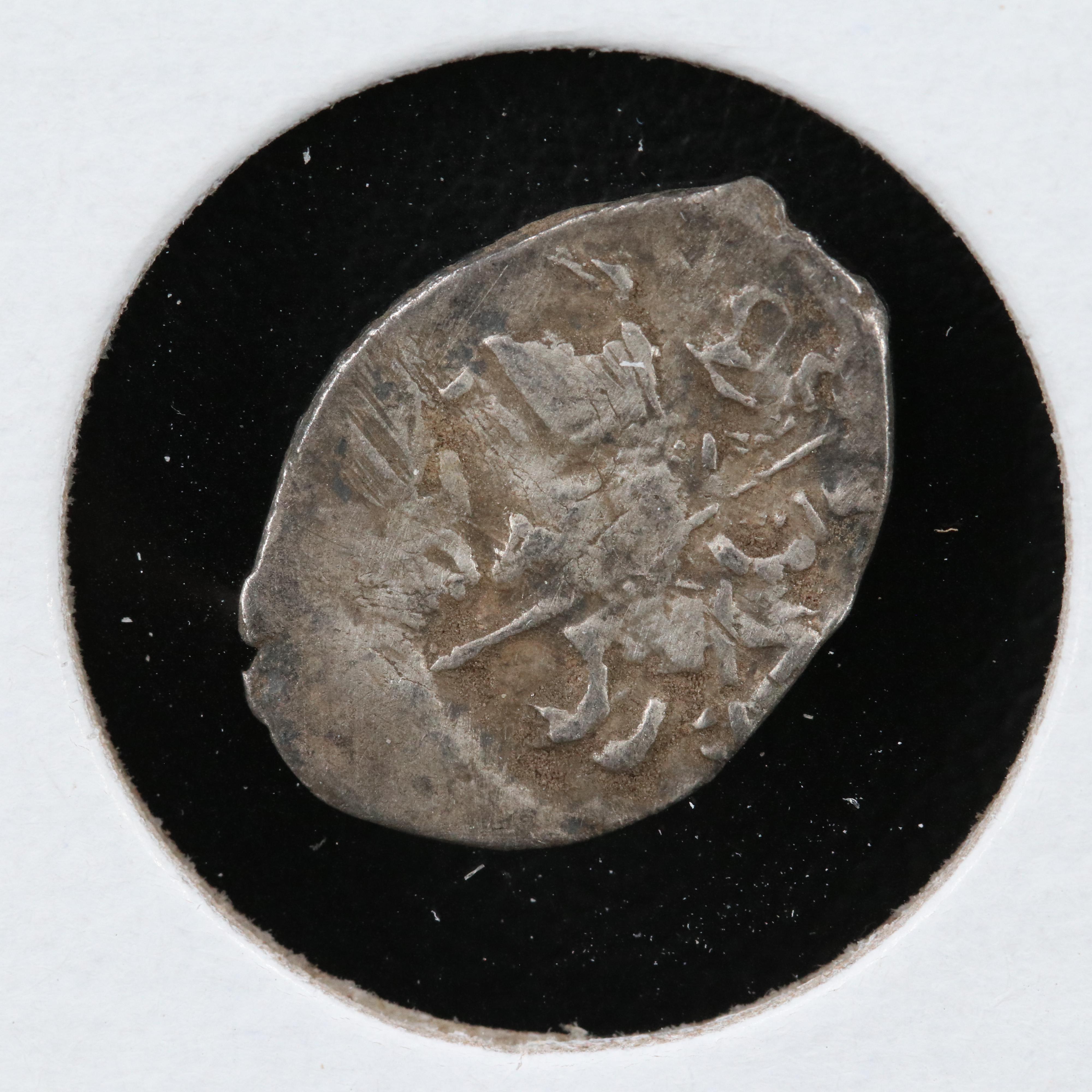 Sixteen Russian Silver "Wire Money" Coins, ca. 1500 to 1700