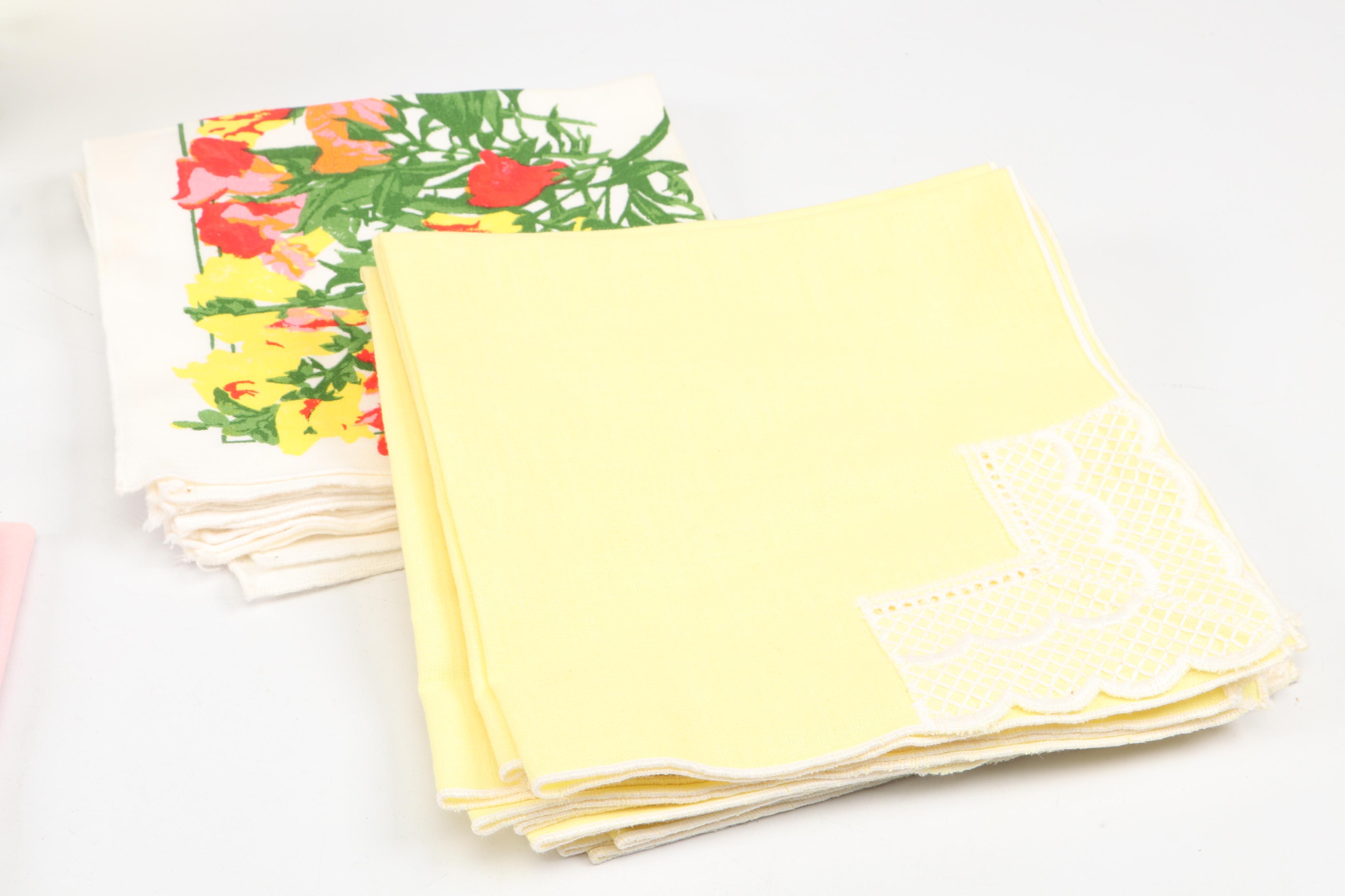 Pyrex Measuring Cups and Yellow Mixing Bowl with Shafford Olive Dish and More