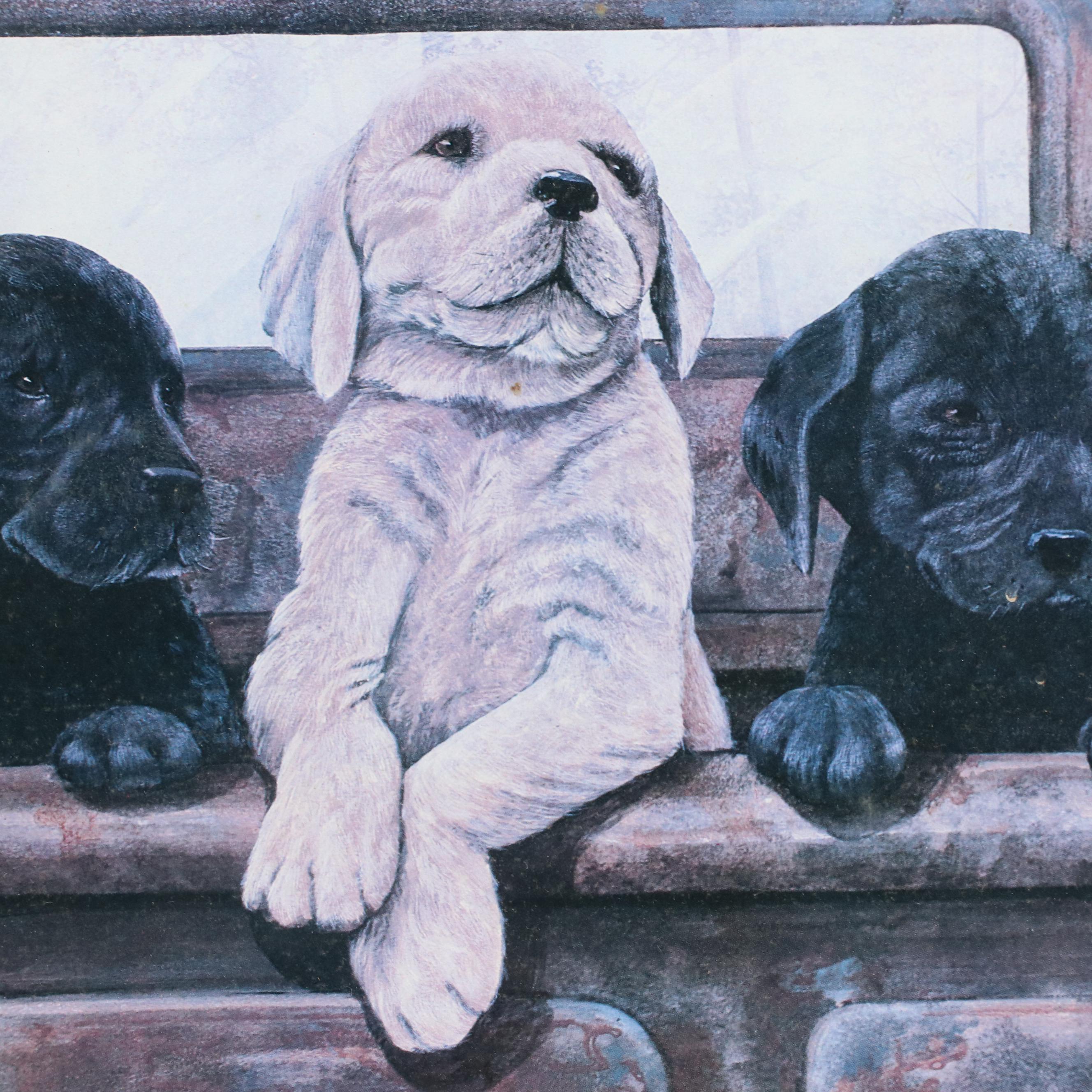 George Griff Offset Lithograph "Six Pack," Circa 1987