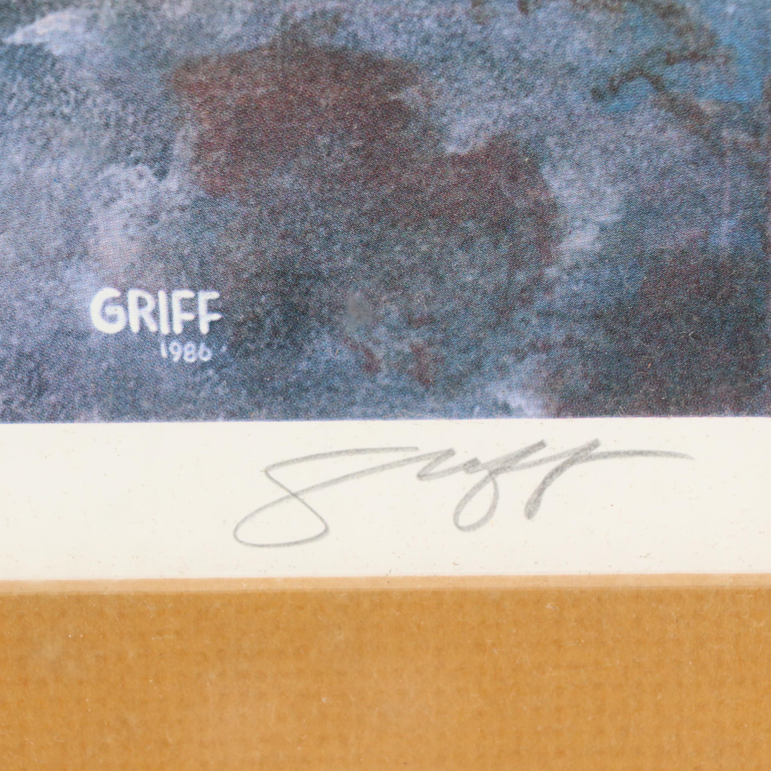 George Griff Offset Lithograph "Six Pack," Circa 1987