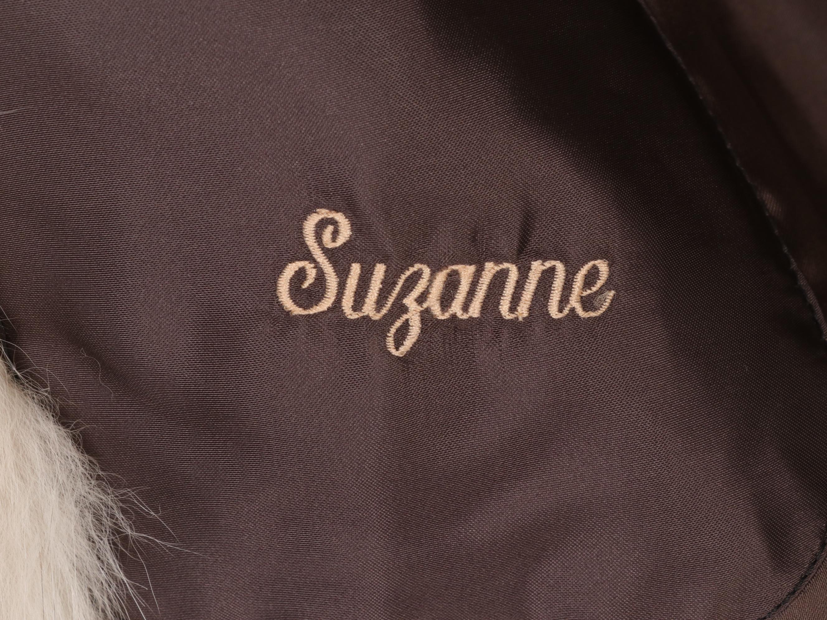 Vintage Raccoon and Fox Fur Long Coat