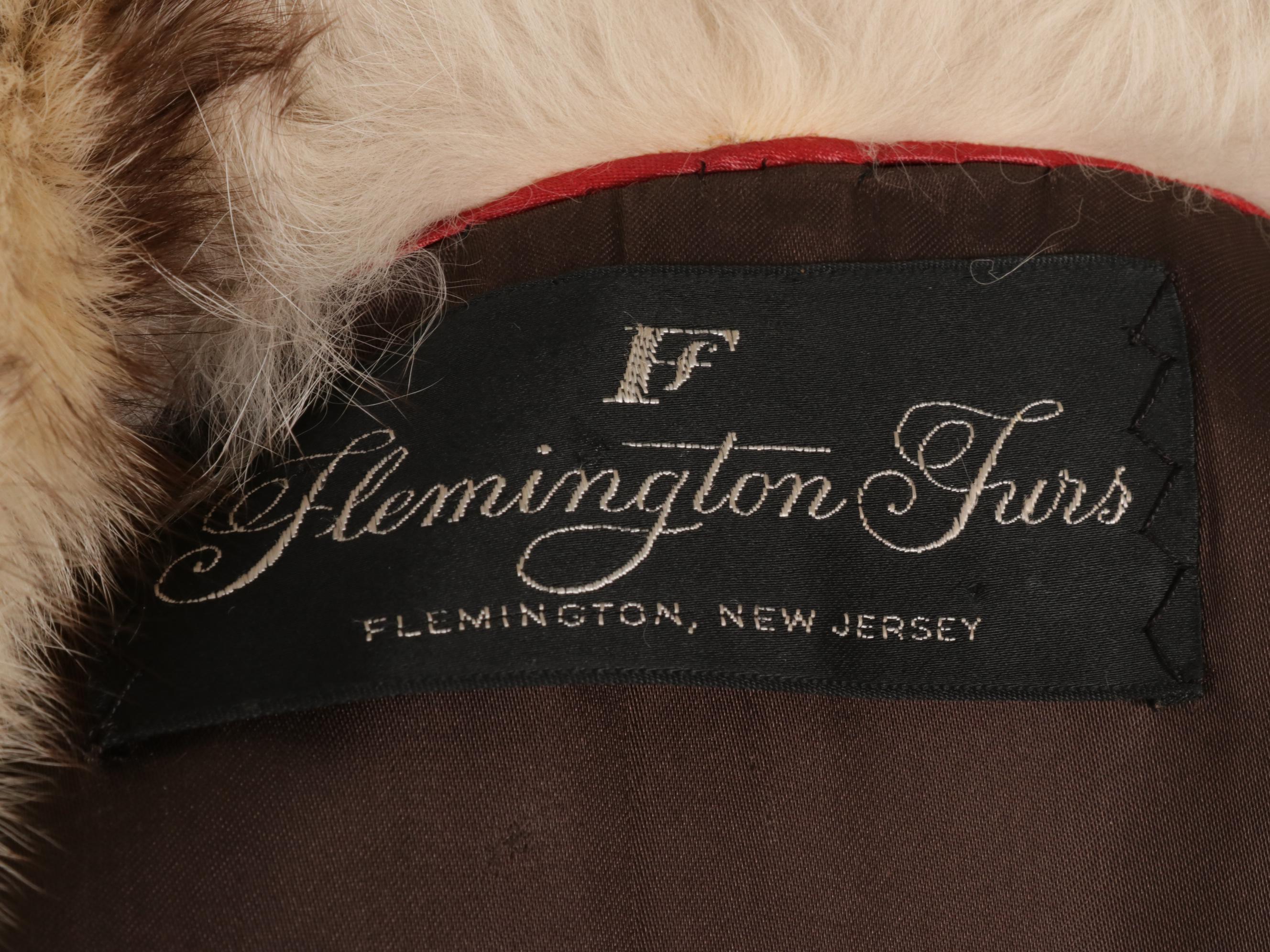 Vintage Raccoon and Fox Fur Long Coat