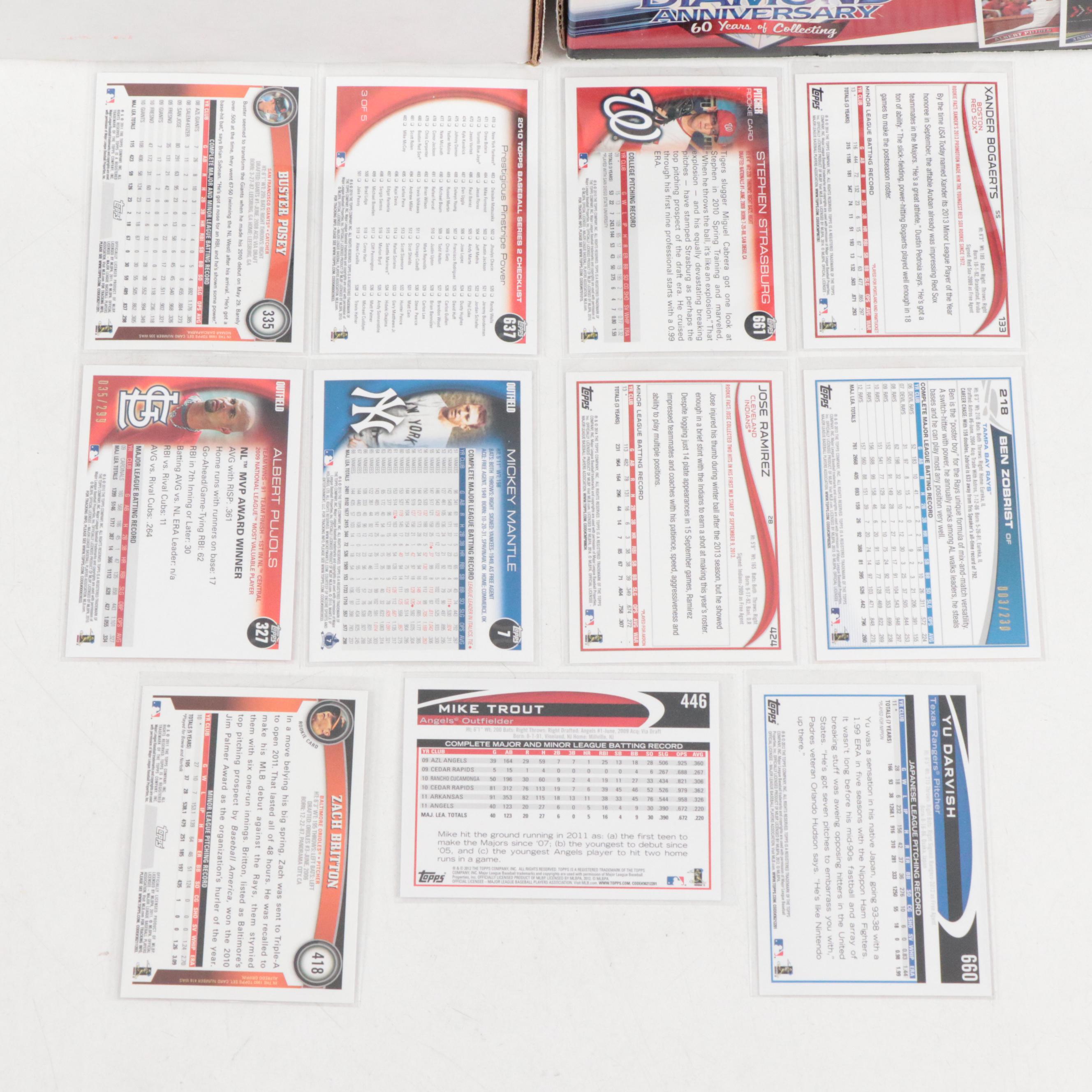 Topps Baseball Card Sets Featuring Jose Ramirez and Yu Darvish Rookies