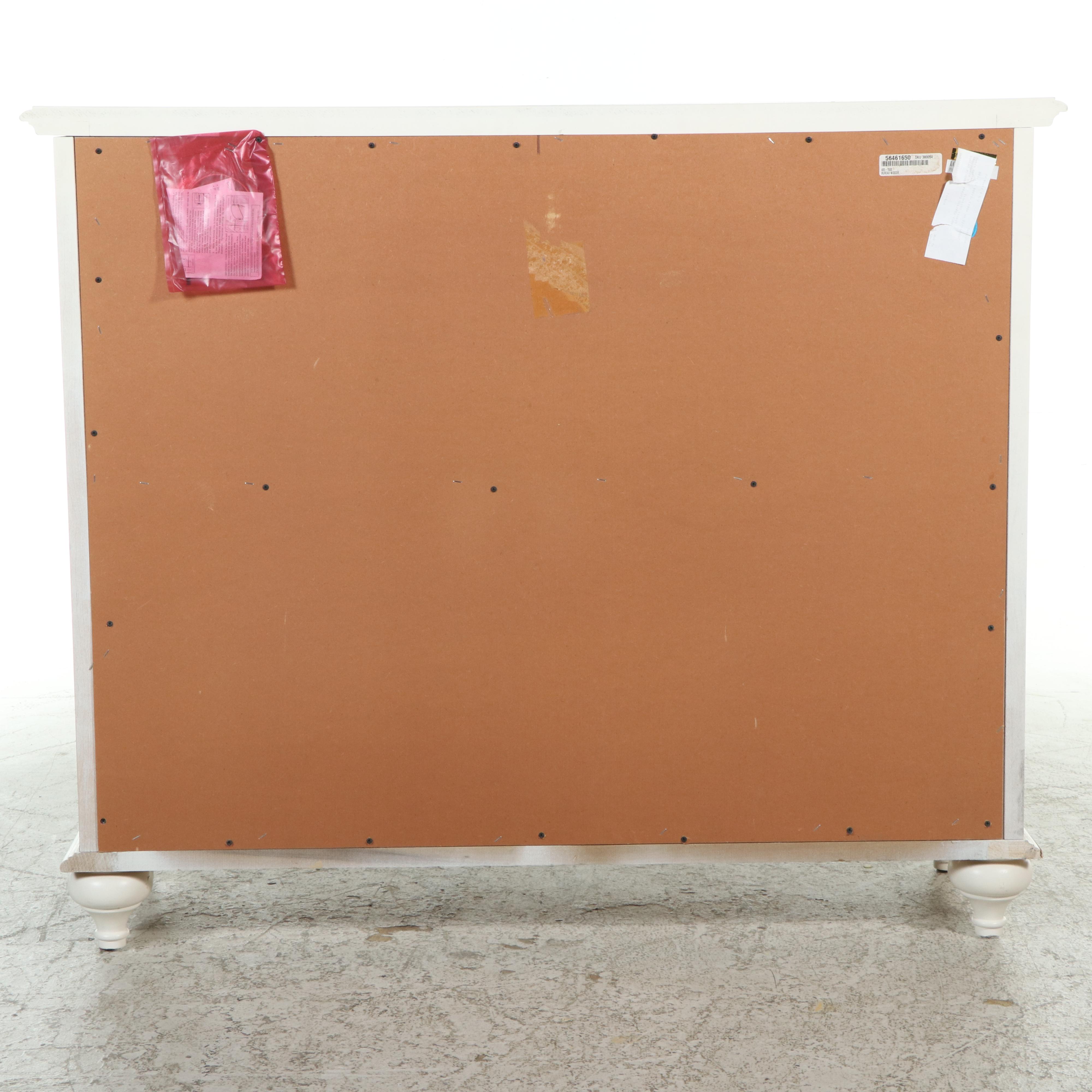 Legacy Classic Furniture White-Painted Chest of Drawers w/ Sheffield Home Mirror