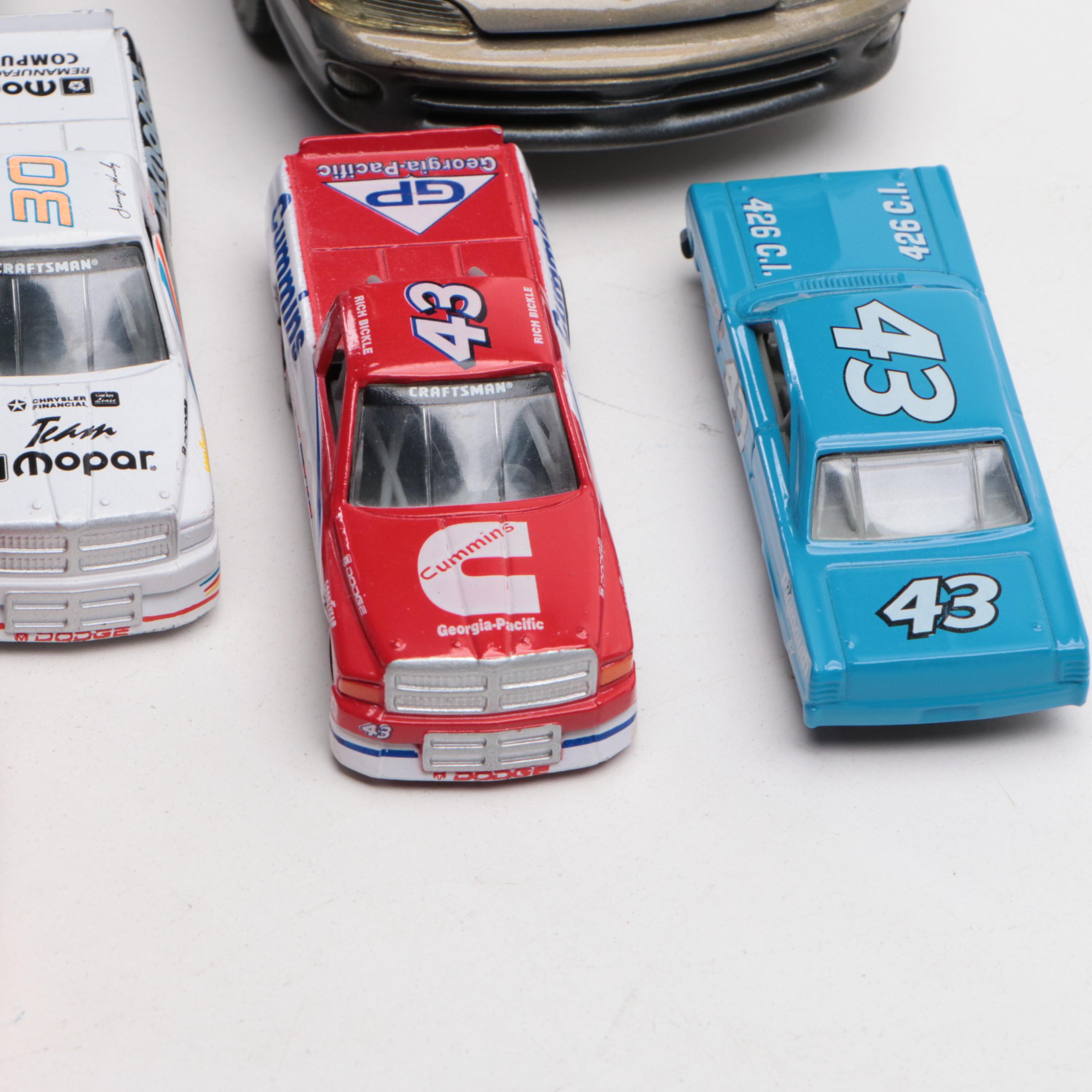 Matchbox and Hot Wheels Diecast Toy Cars with '93 Dodge Intrepid Model Car