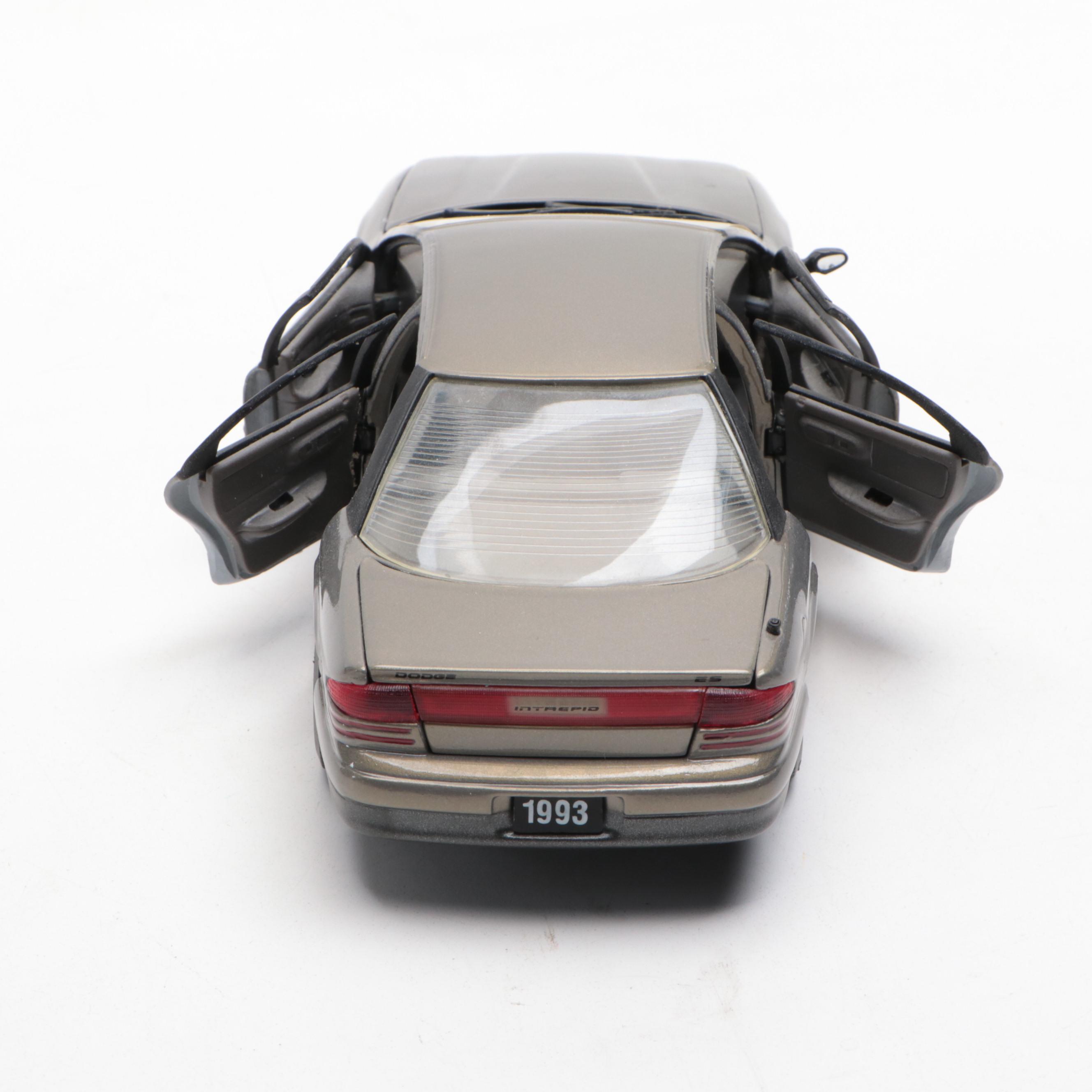 Matchbox and Hot Wheels Diecast Toy Cars with '93 Dodge Intrepid Model Car