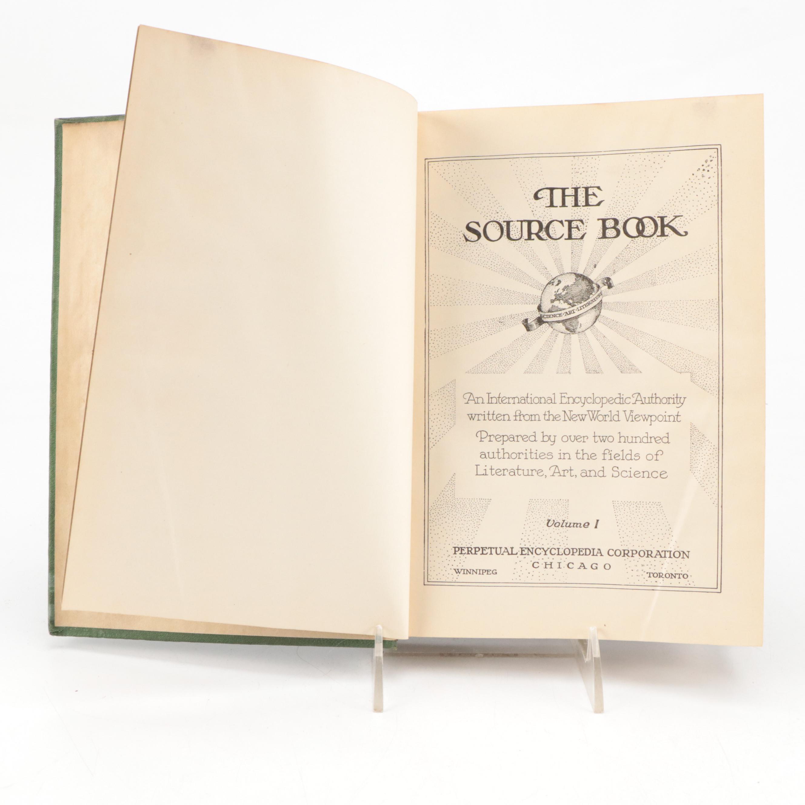 "The Source Book" Complete Set, c. 1926