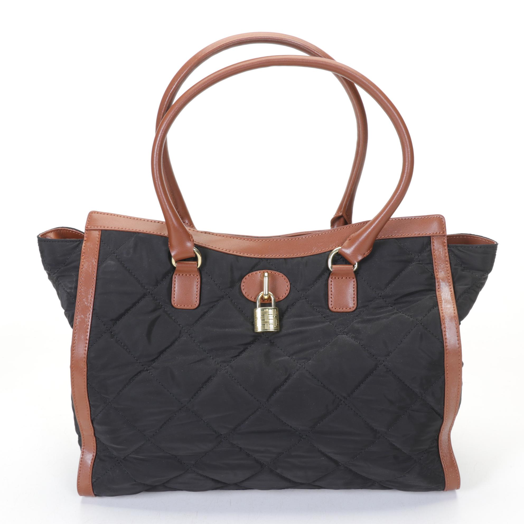 Talbots Pebbled Leather, Quilted Nylon, and Suede Handbags