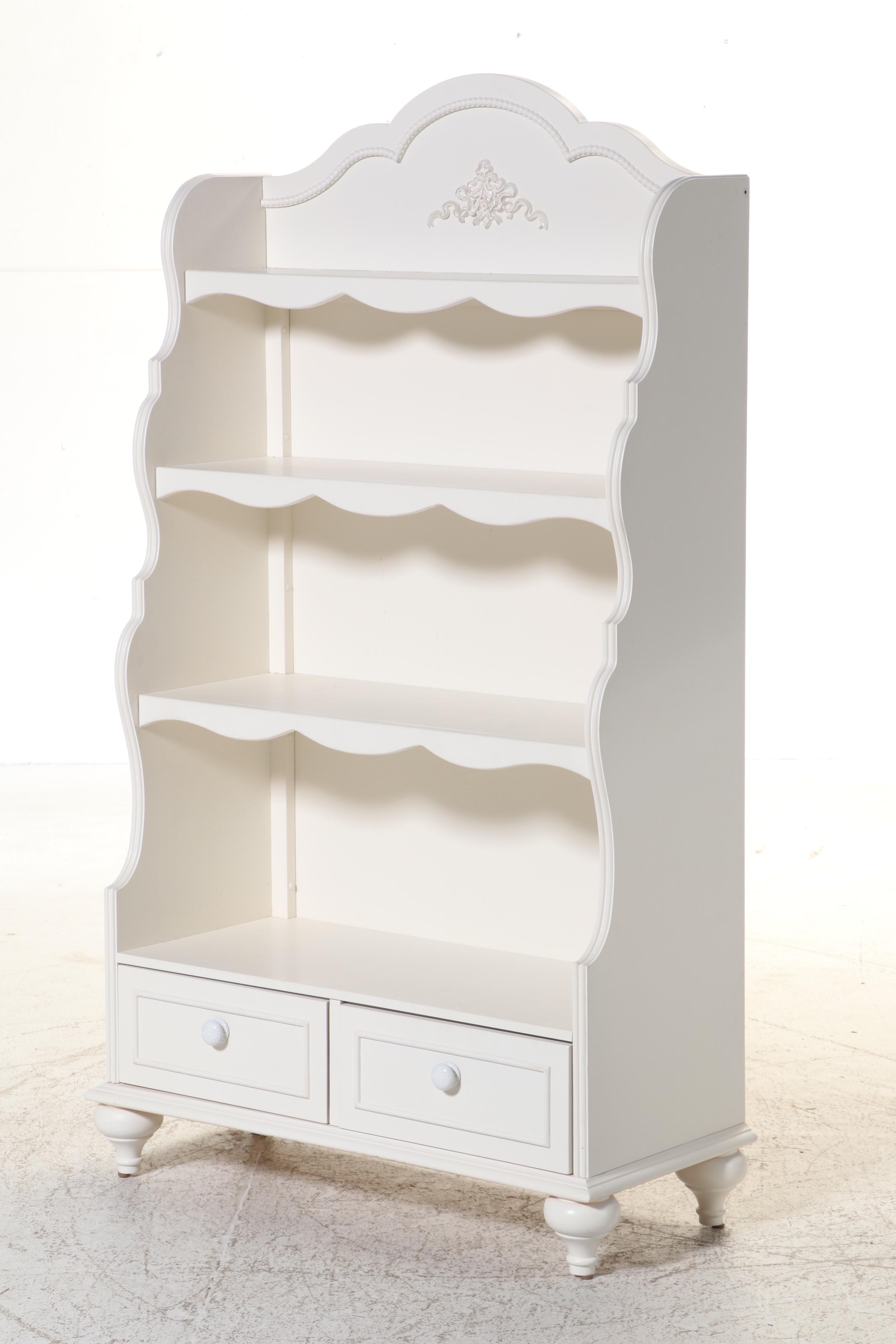 Legacy Classic Furniture White-Painted Bookcase and Nightstand