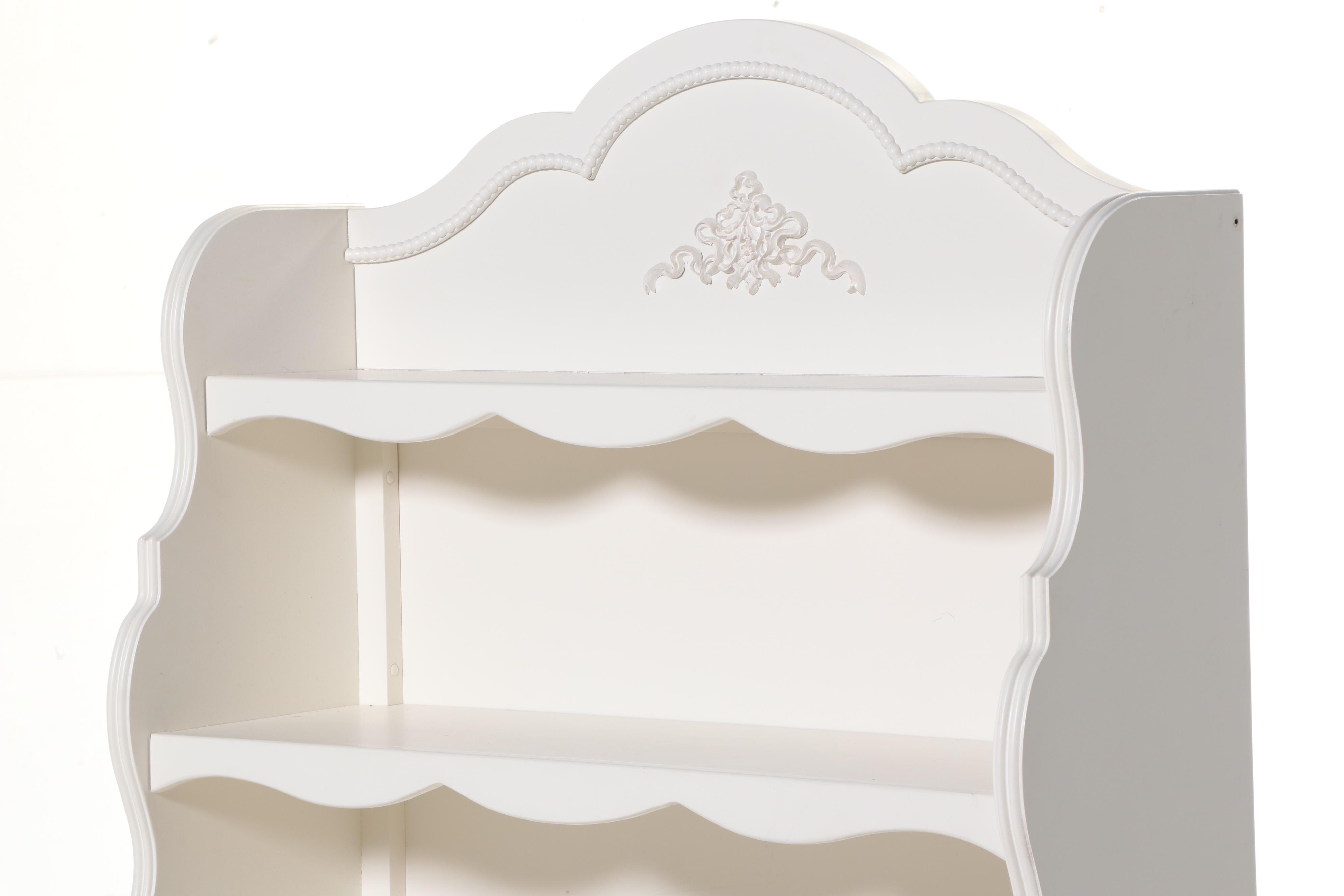 Legacy Classic Furniture White-Painted Bookcase and Nightstand