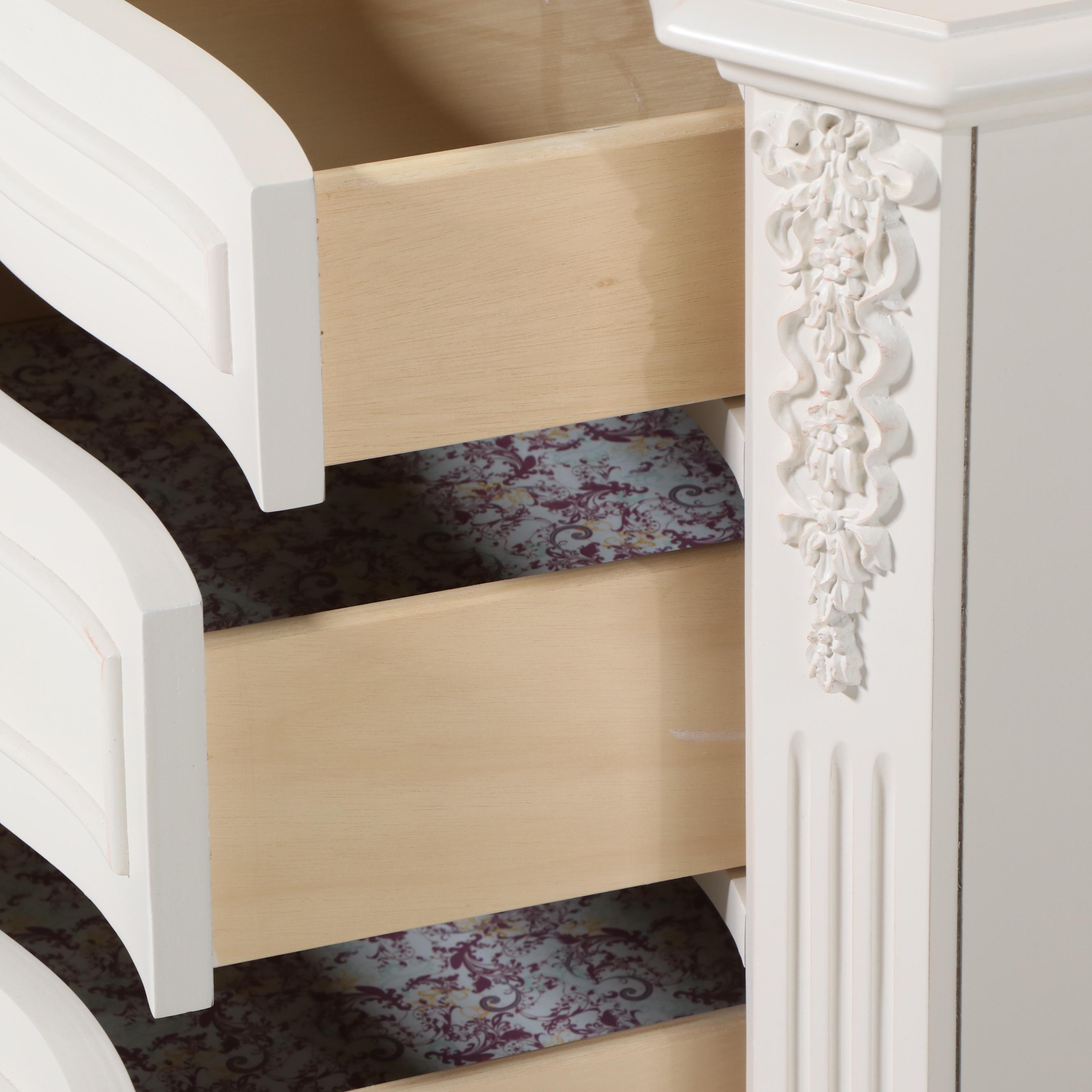 Legacy Classic Furniture White-Painted Bookcase and Nightstand