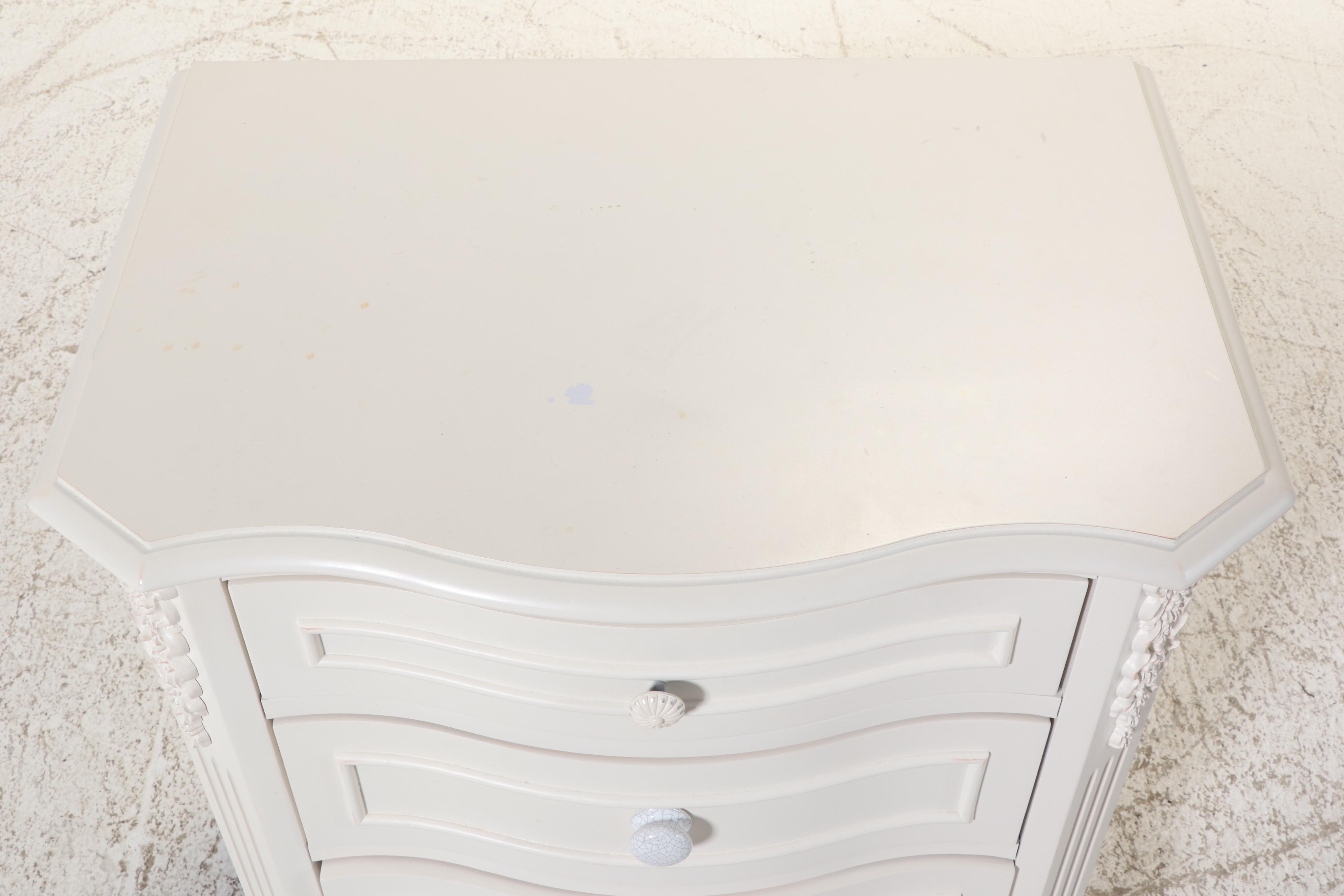 Legacy Classic Furniture White-Painted Bookcase and Nightstand