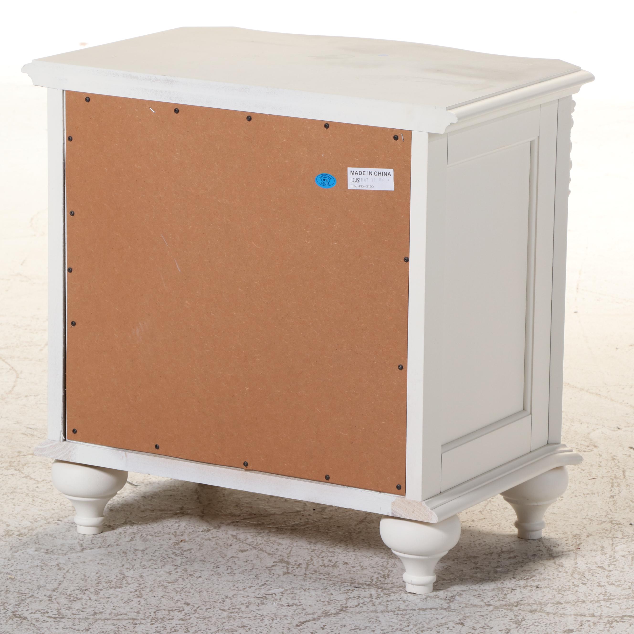 Legacy Classic Furniture White-Painted Bookcase and Nightstand