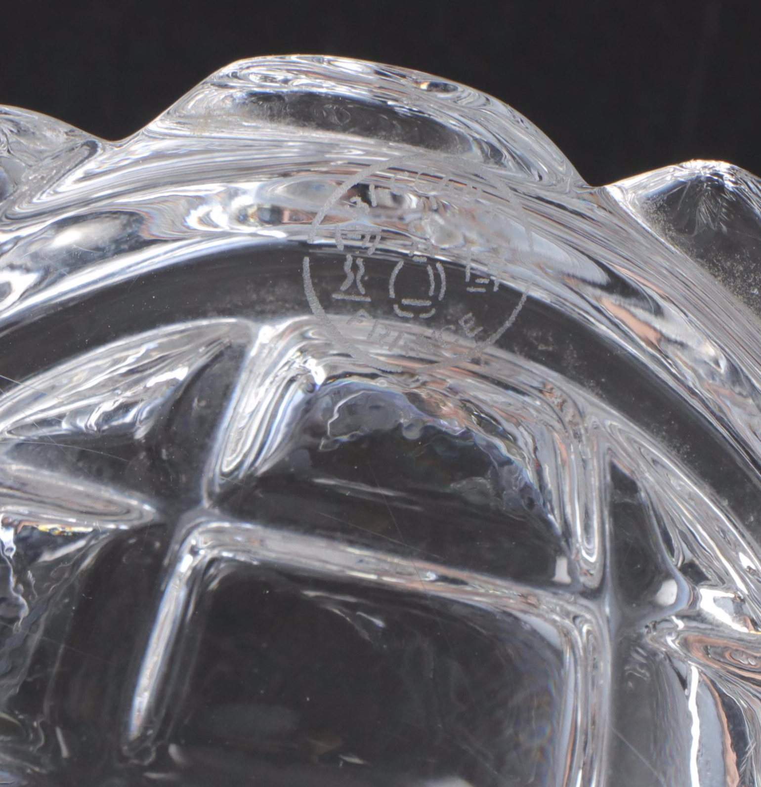 Baccarat Crystal Turtle Figurine